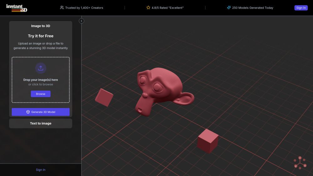 Instant 3D AI