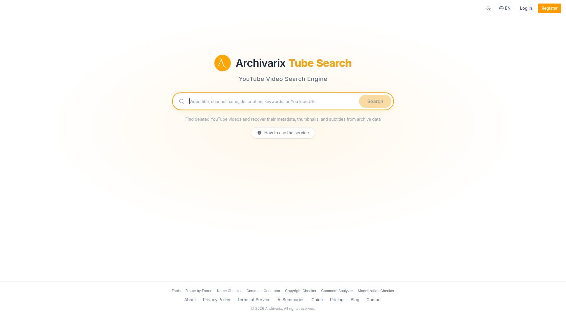 Archivarix Tube Search