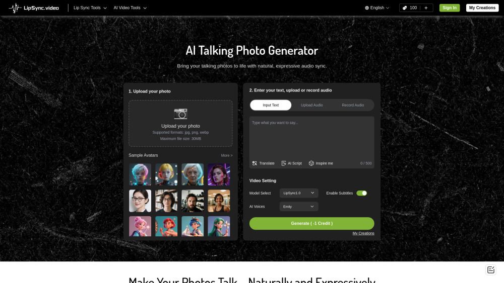 Talking Photo - LipSync