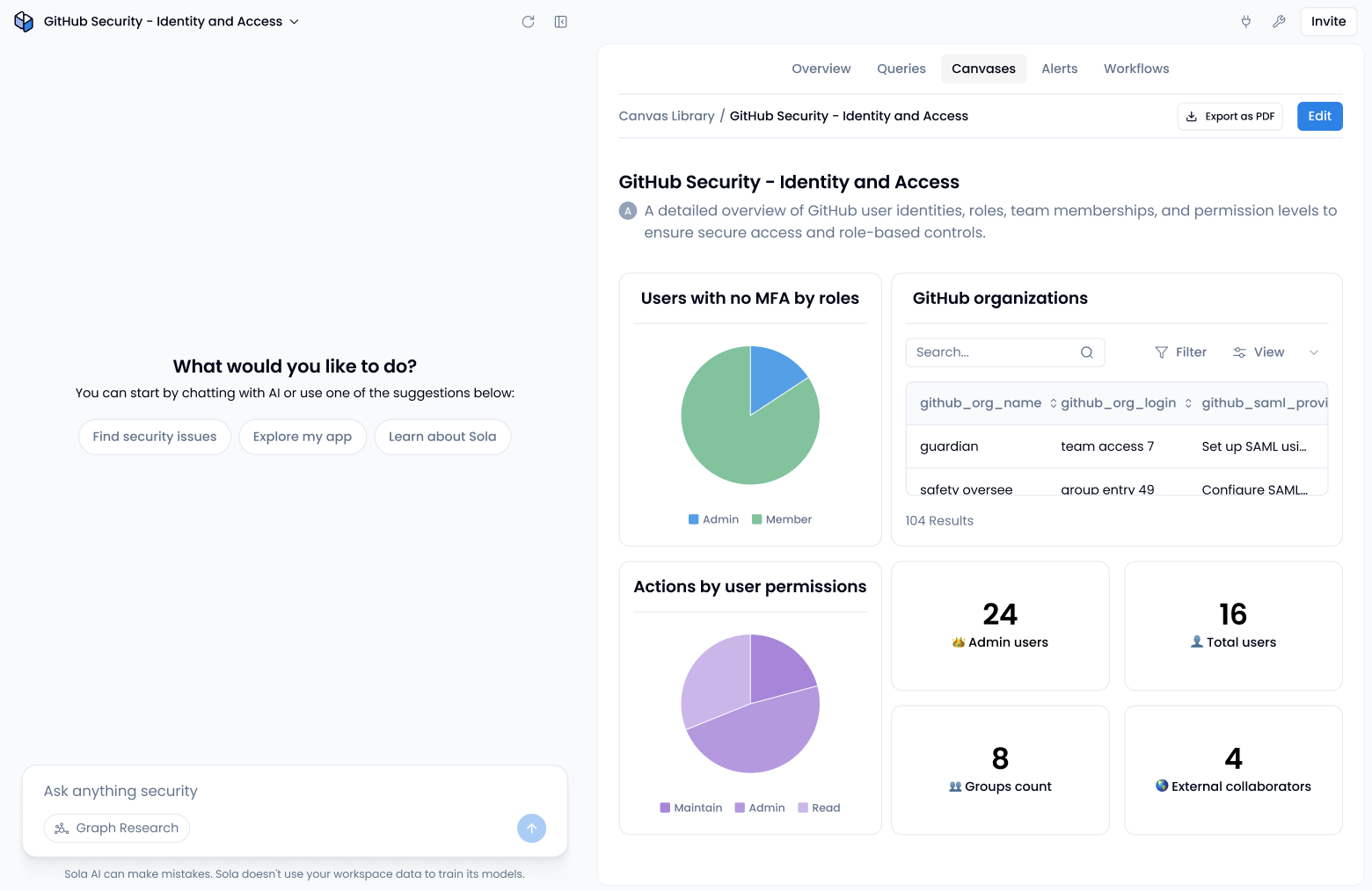 One-click posture assessment