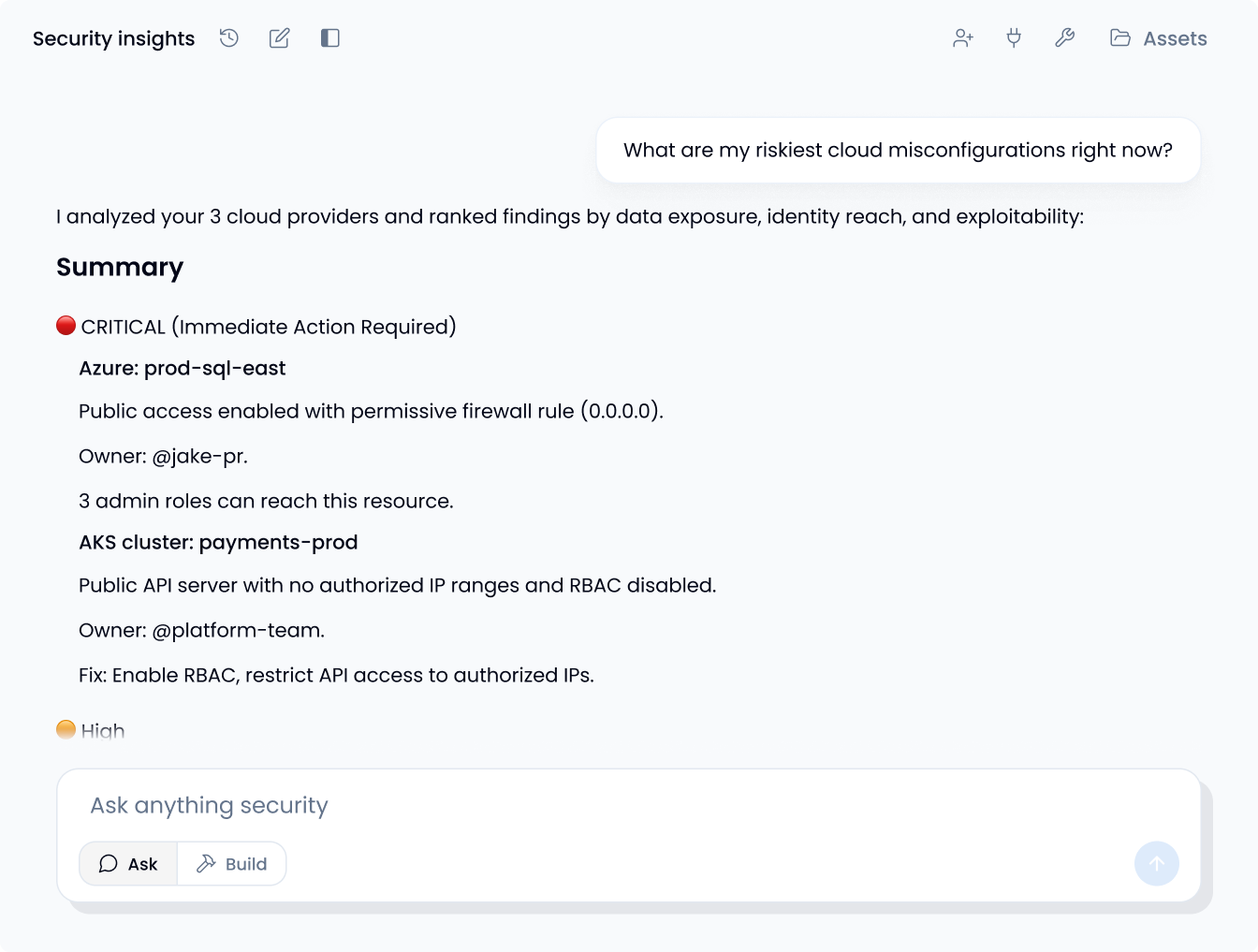 Find posture gaps with one question