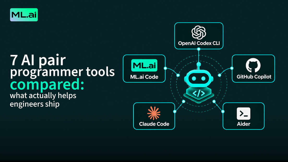 7 AI pair programmer tools compared, article cover