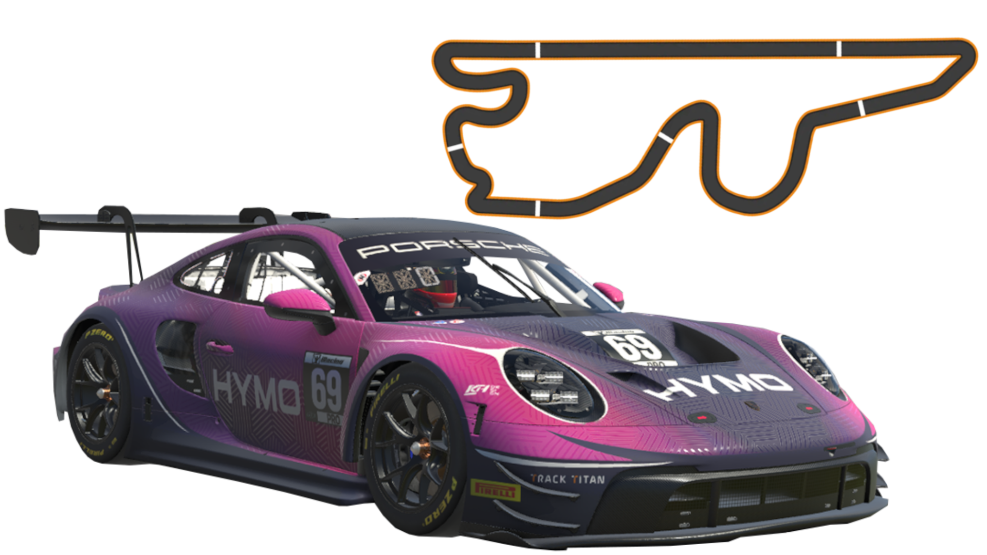 Porsche 992 GT3 R (GTS) Fuji GP E-Sports Setup
