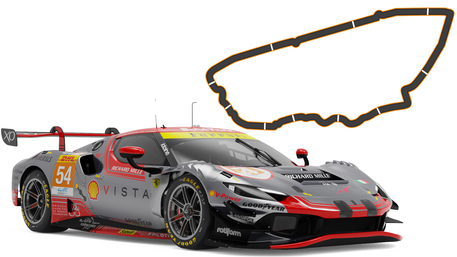 Ferrari LeMansアイテム Le Mans Ultimate Ferrari 296 LMGT3 - Le Mans Ultimate