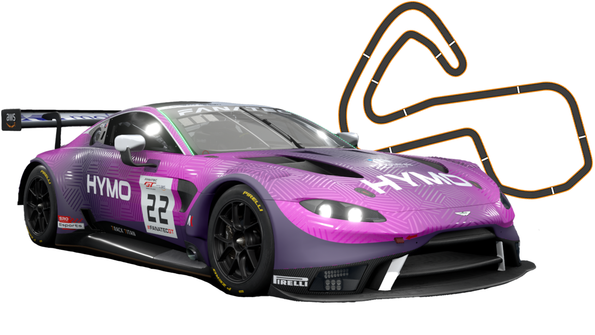 Aston Martin V8 Vantage GT3 Suzuka E-Sports Setup