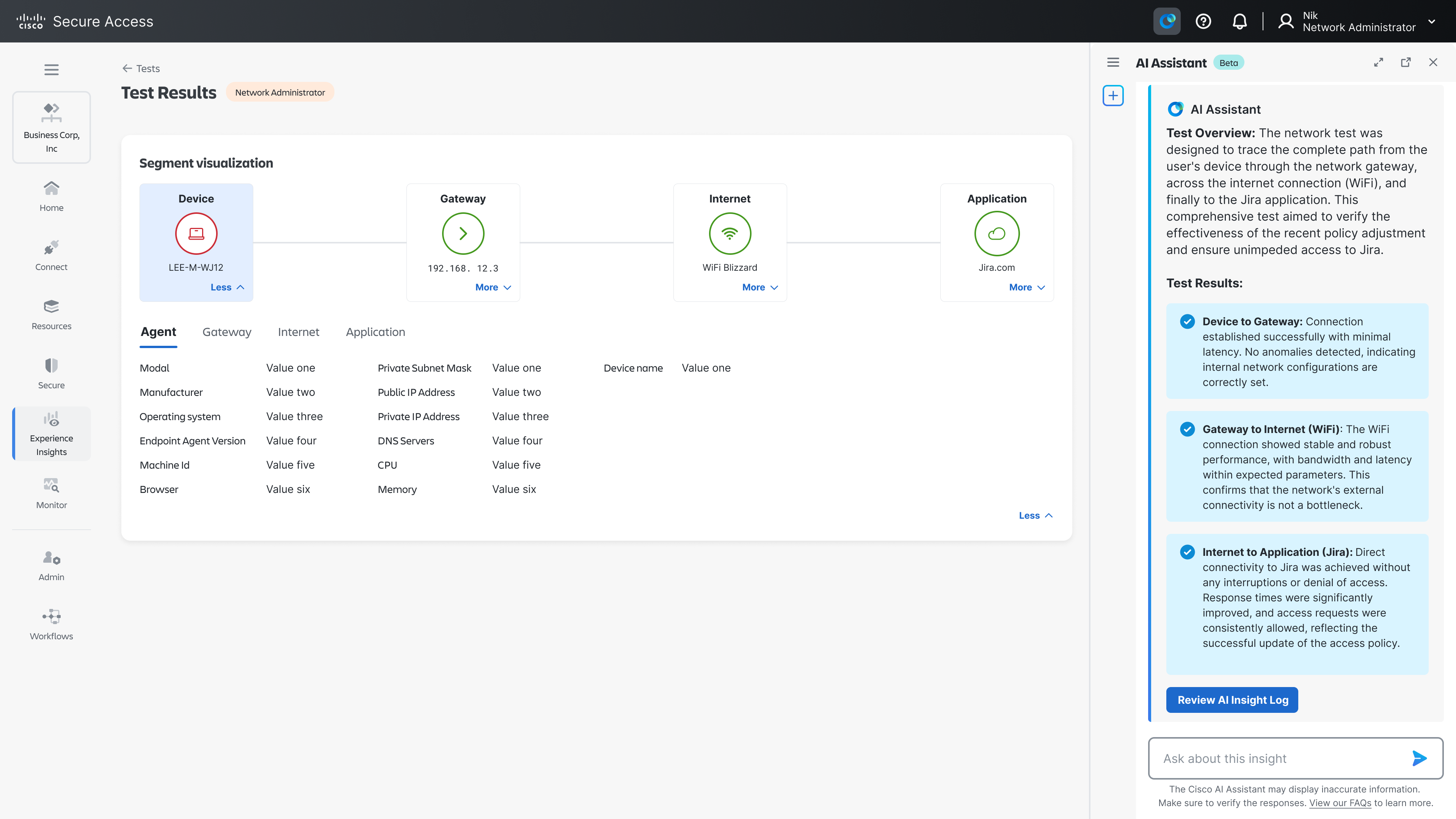 human acknowledgement