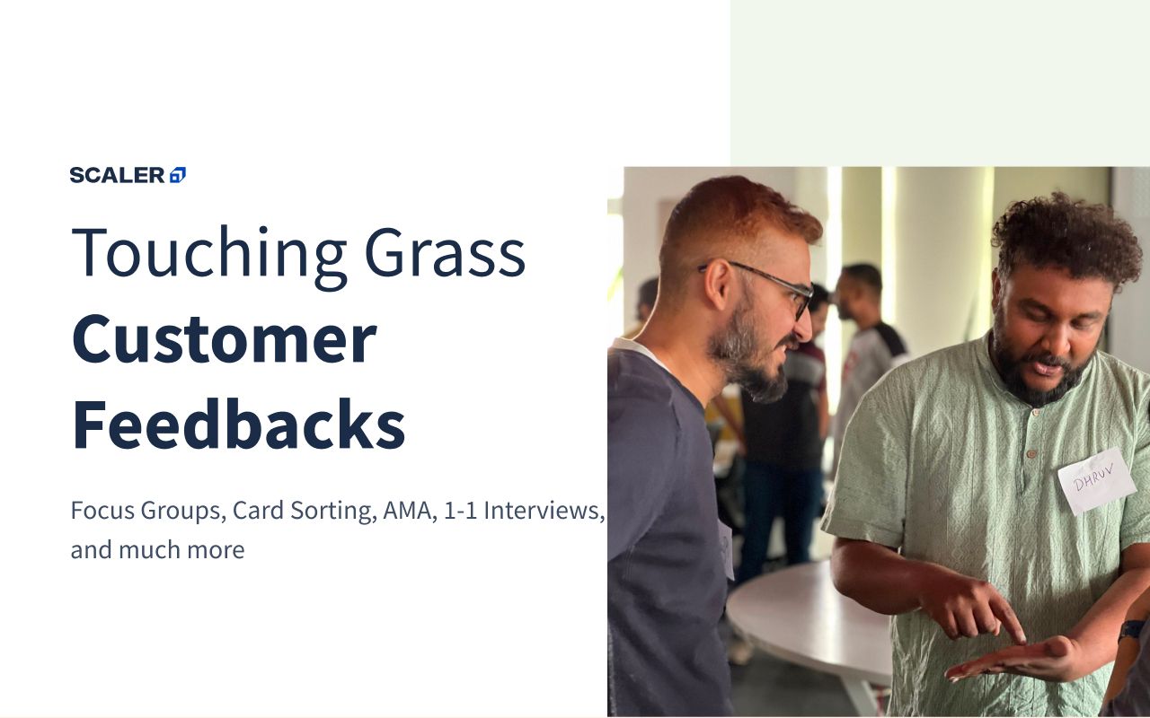 Scaler Insider On-site UXR