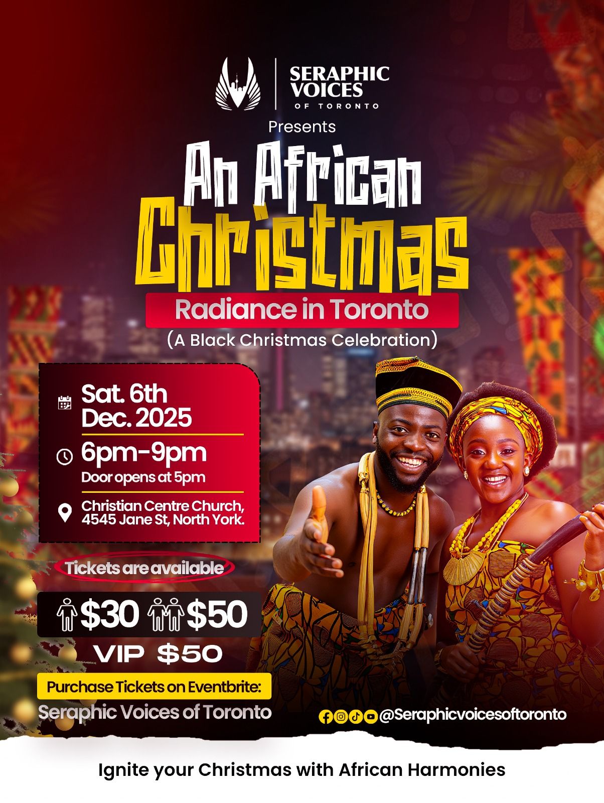 An African Christmas - Flier