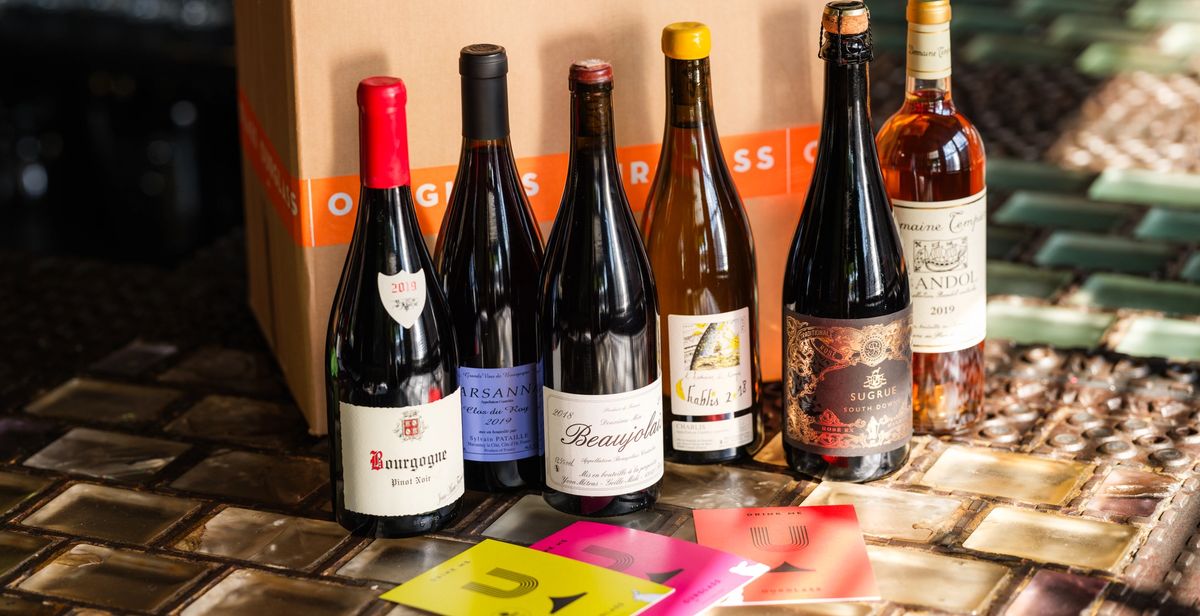 Ourglass North Star wine box including Fourrier Bourgogne Rouge, Sylvain Pataille Clos du Roy, Yvon Metras Beaujolais, De Moor Chablis, Sugrue Rose Ex Machina, Domaine Tempier Rose