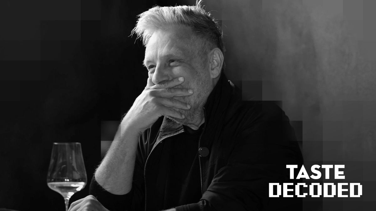 Rankin, legendary British photographer, during Ourglass & Partners Taste Decoded interview discussing Desert Island Discs and creative intuition