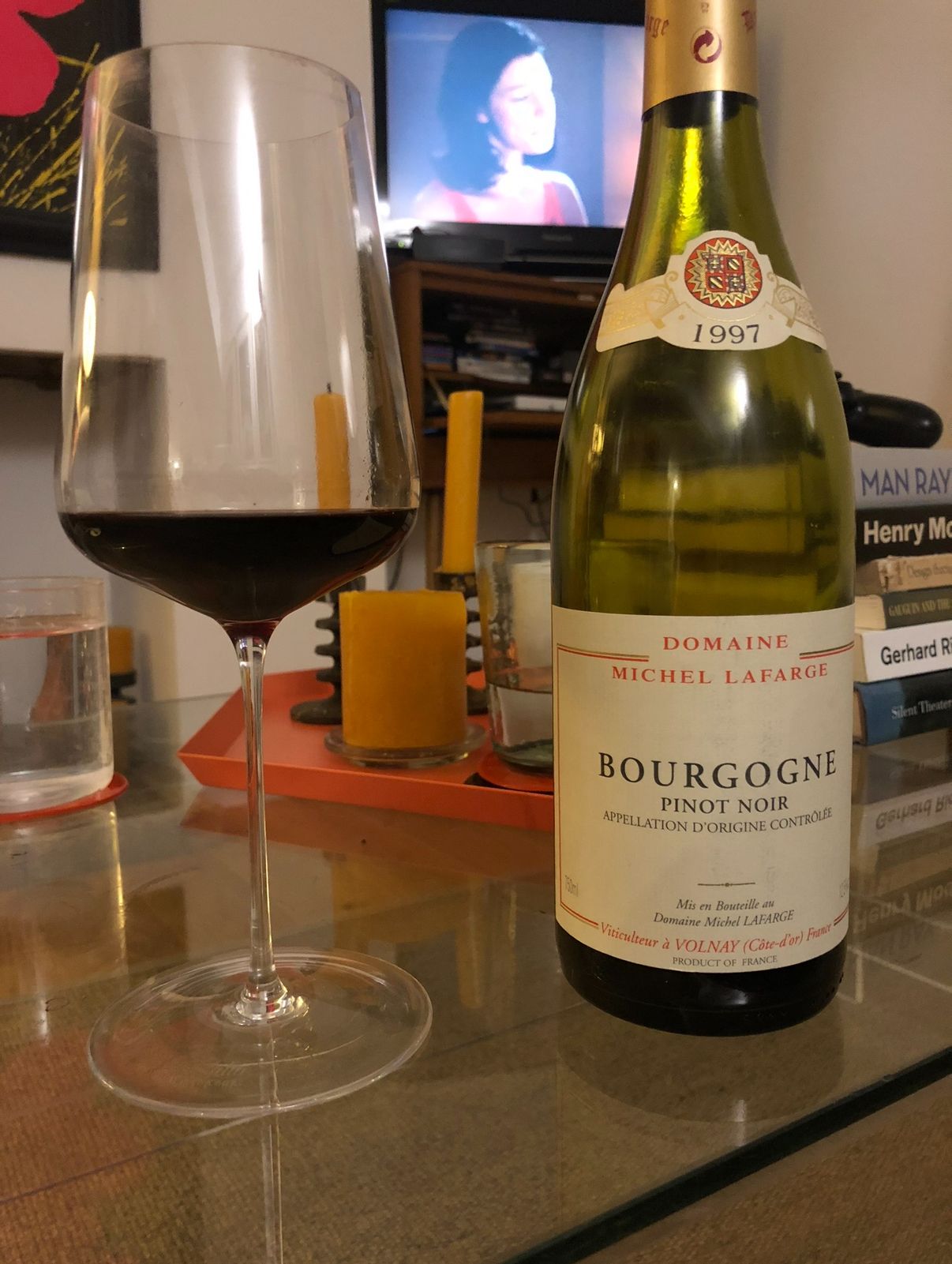 Bottle of Michel Lafarge, Bourgogne Rouge