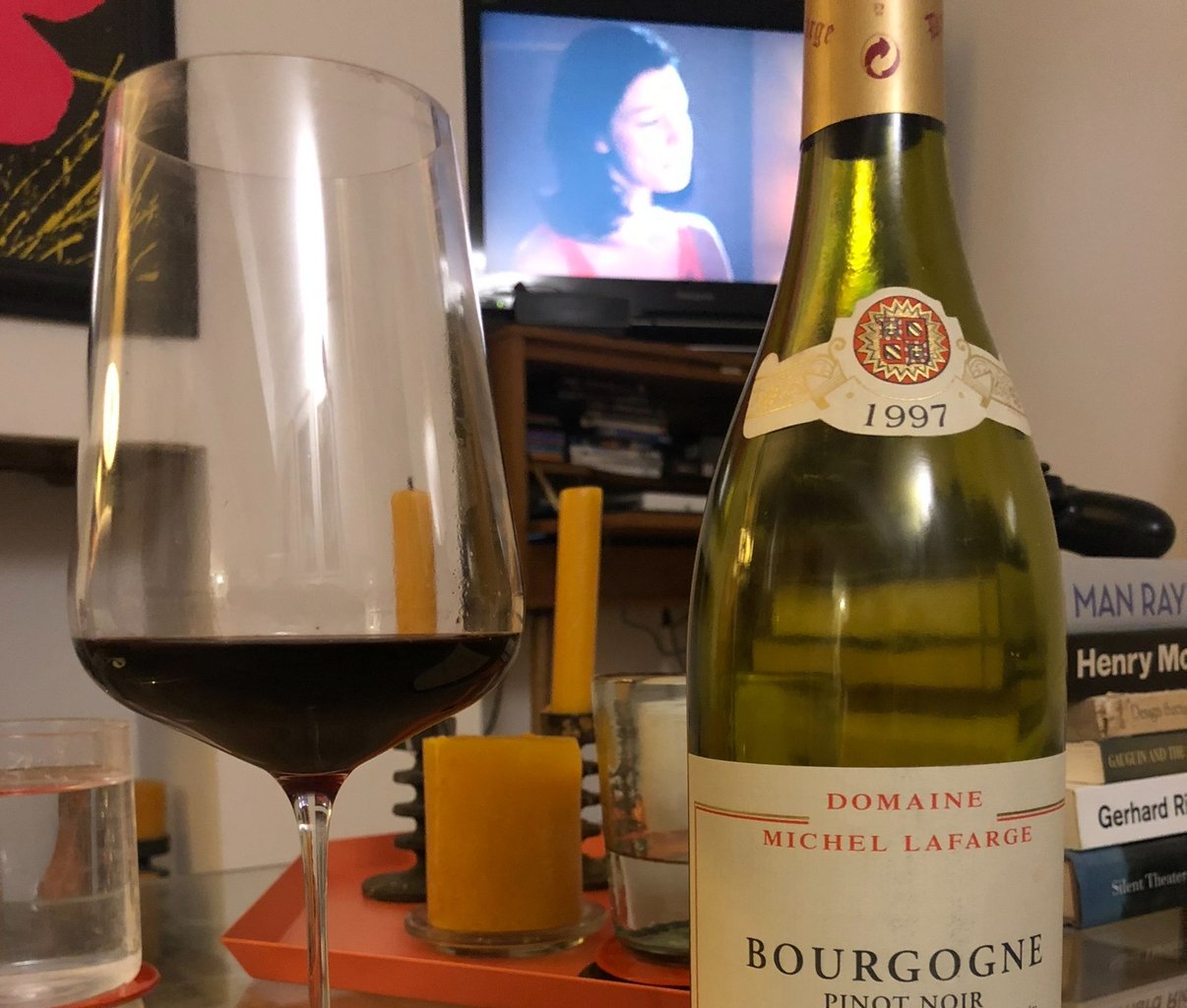 Bottle of Michel Lafarge, Bourgogne Rouge