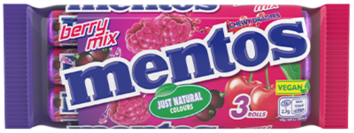 Mentos Berry Mix 4 pack | Mentos UK