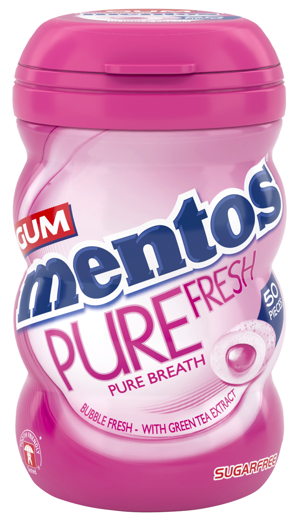 Mentos Pure Fresh Gum Bubble Fresh Bottle
