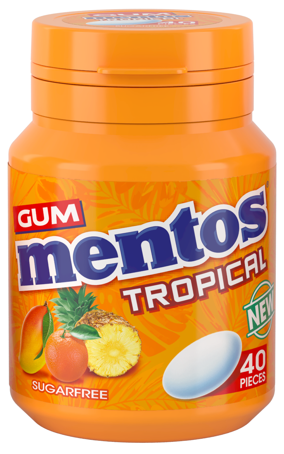 Mentos Gum Tropical