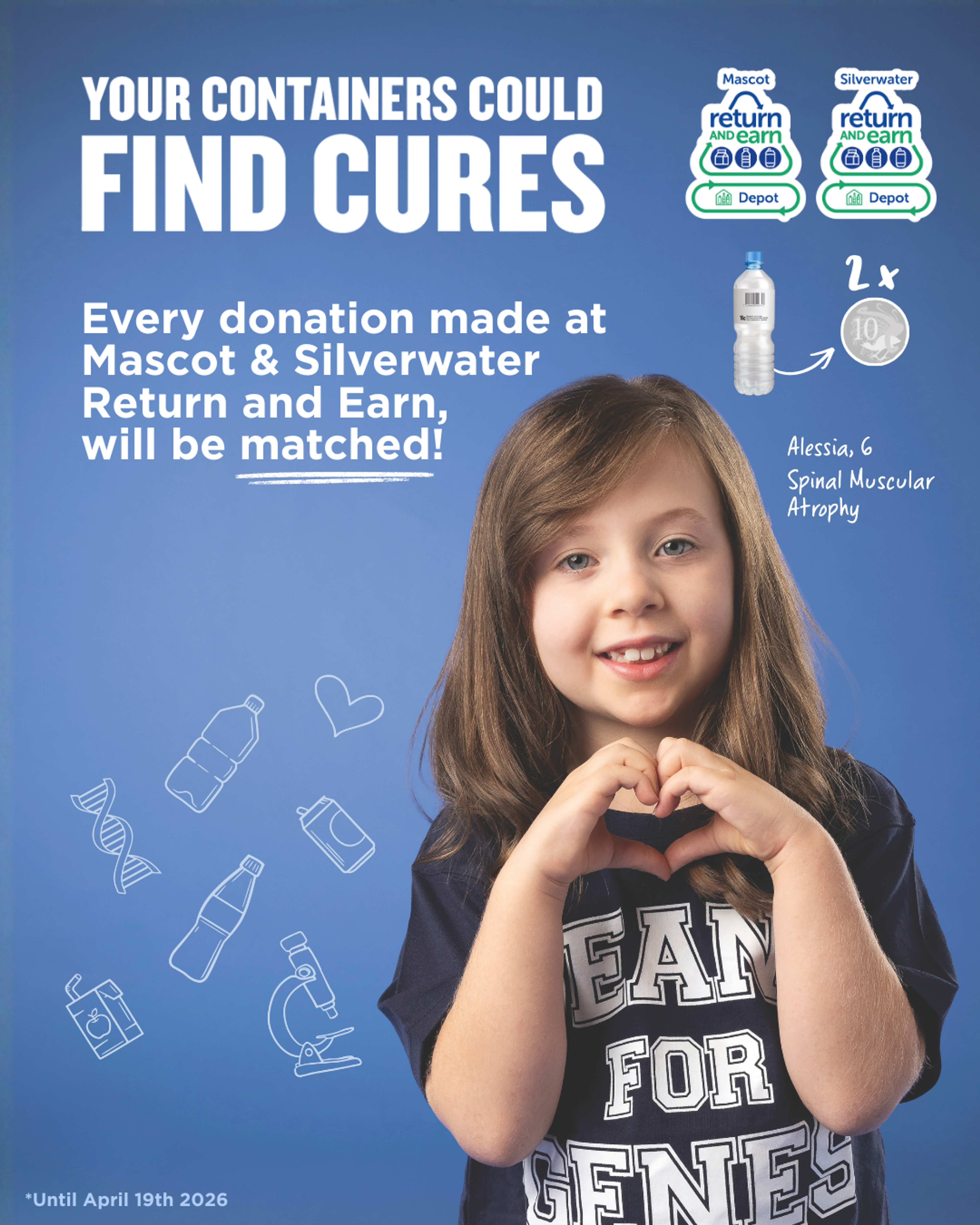 Children's Medical Research Institute x City Return and Earn Poster