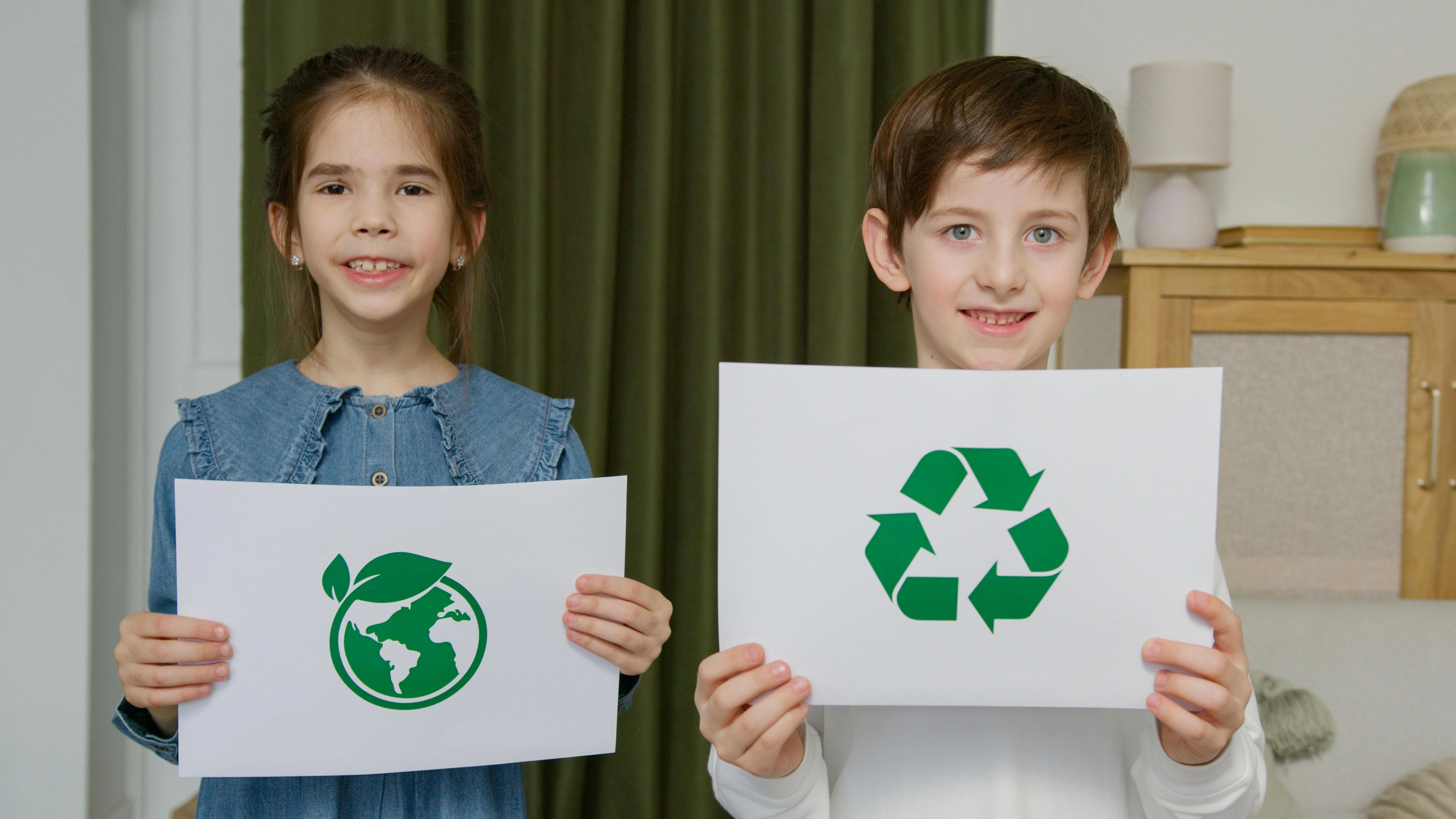 Children caring about recycling and our planet