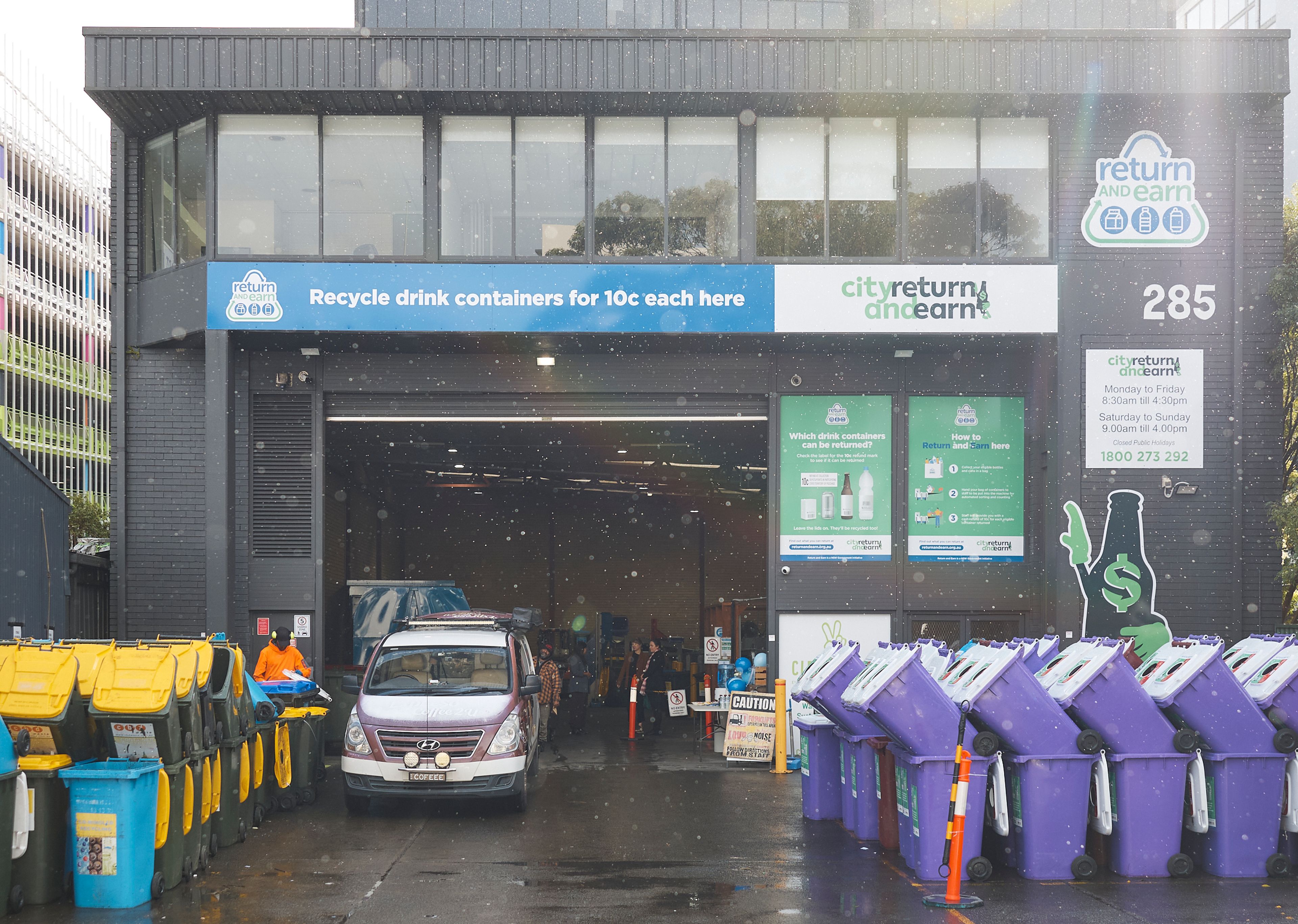 Mascot City Return and Earn depot