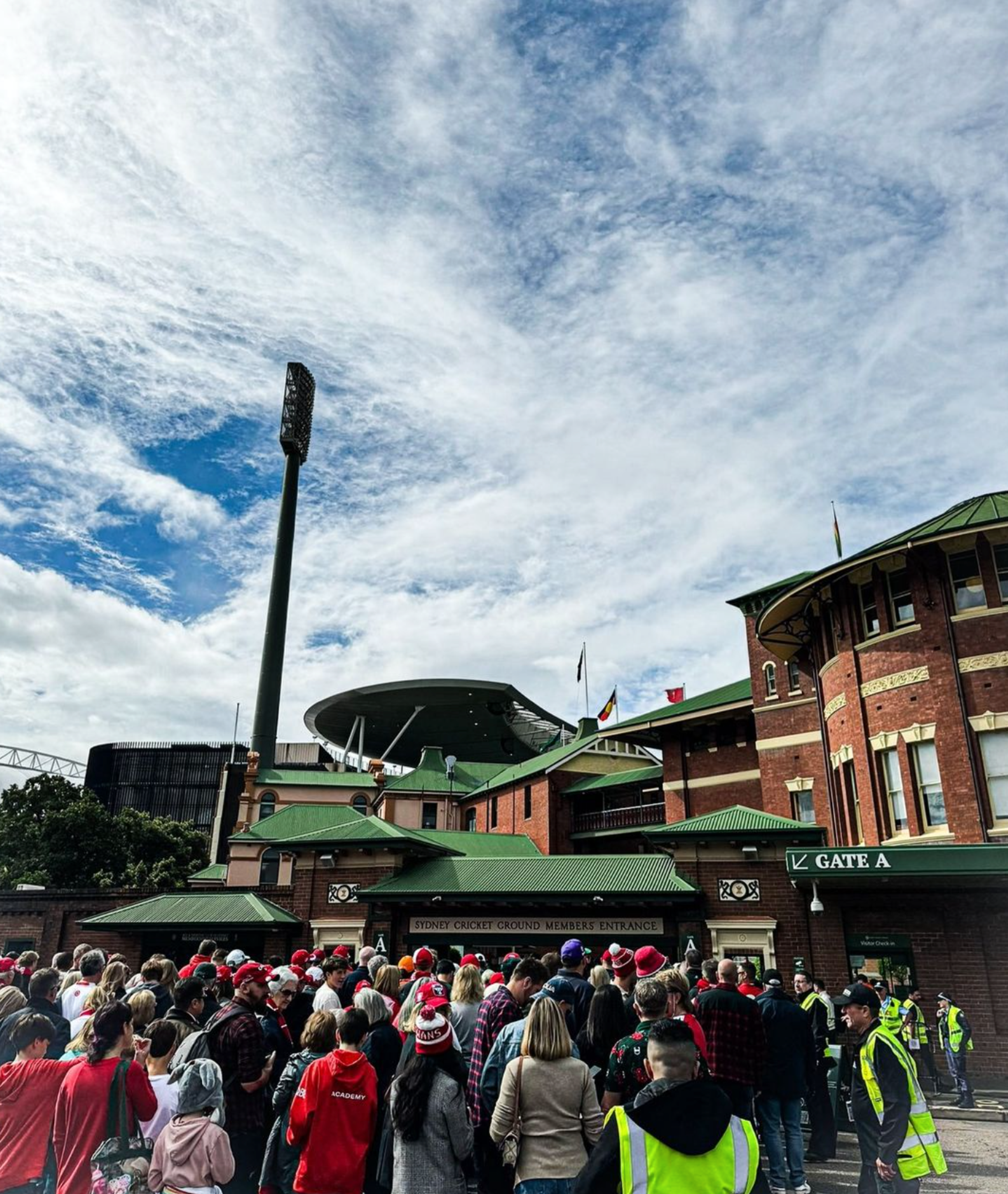 crowd at sports venue