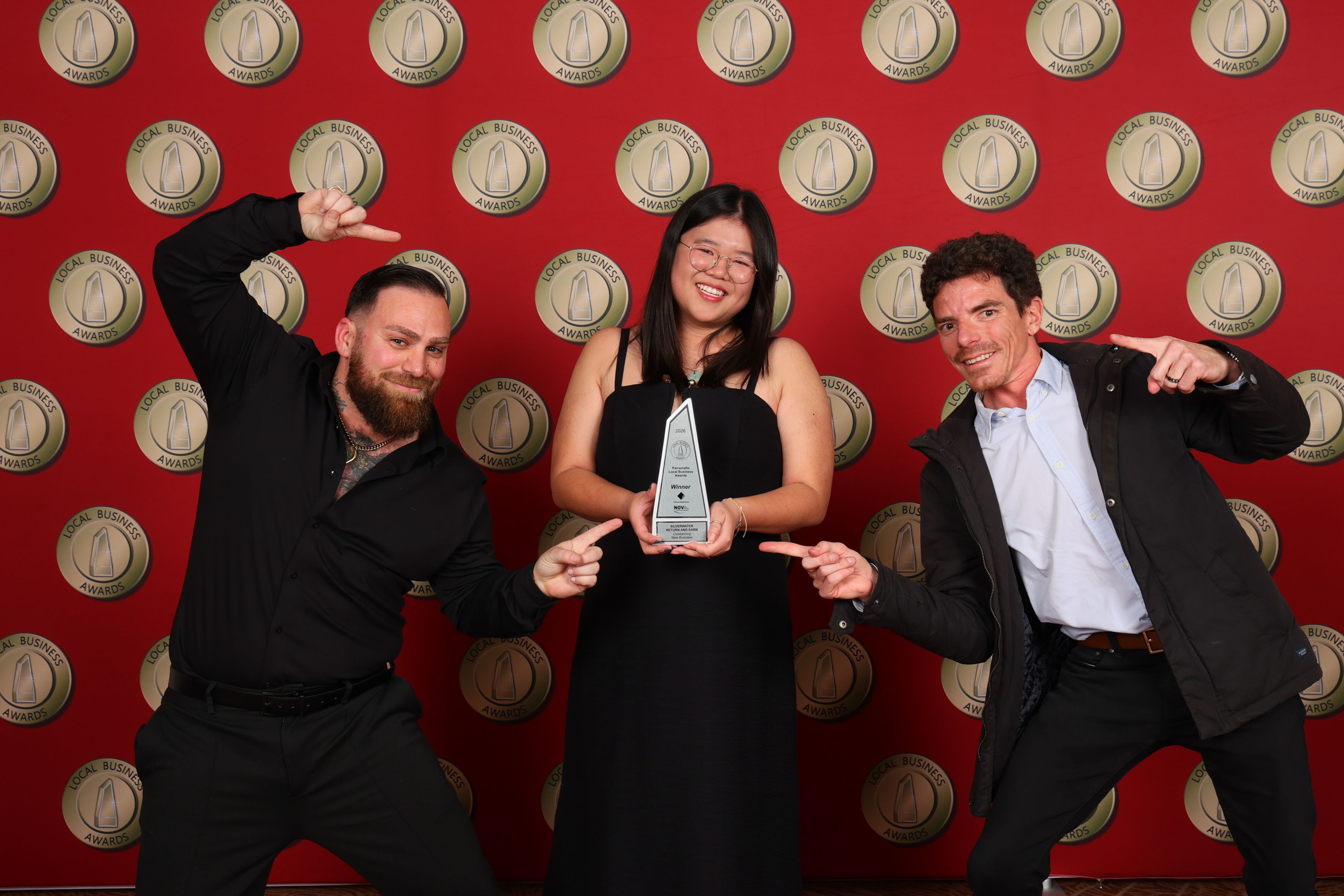 Staff at Parramatta Local Awards 2026 accepting award