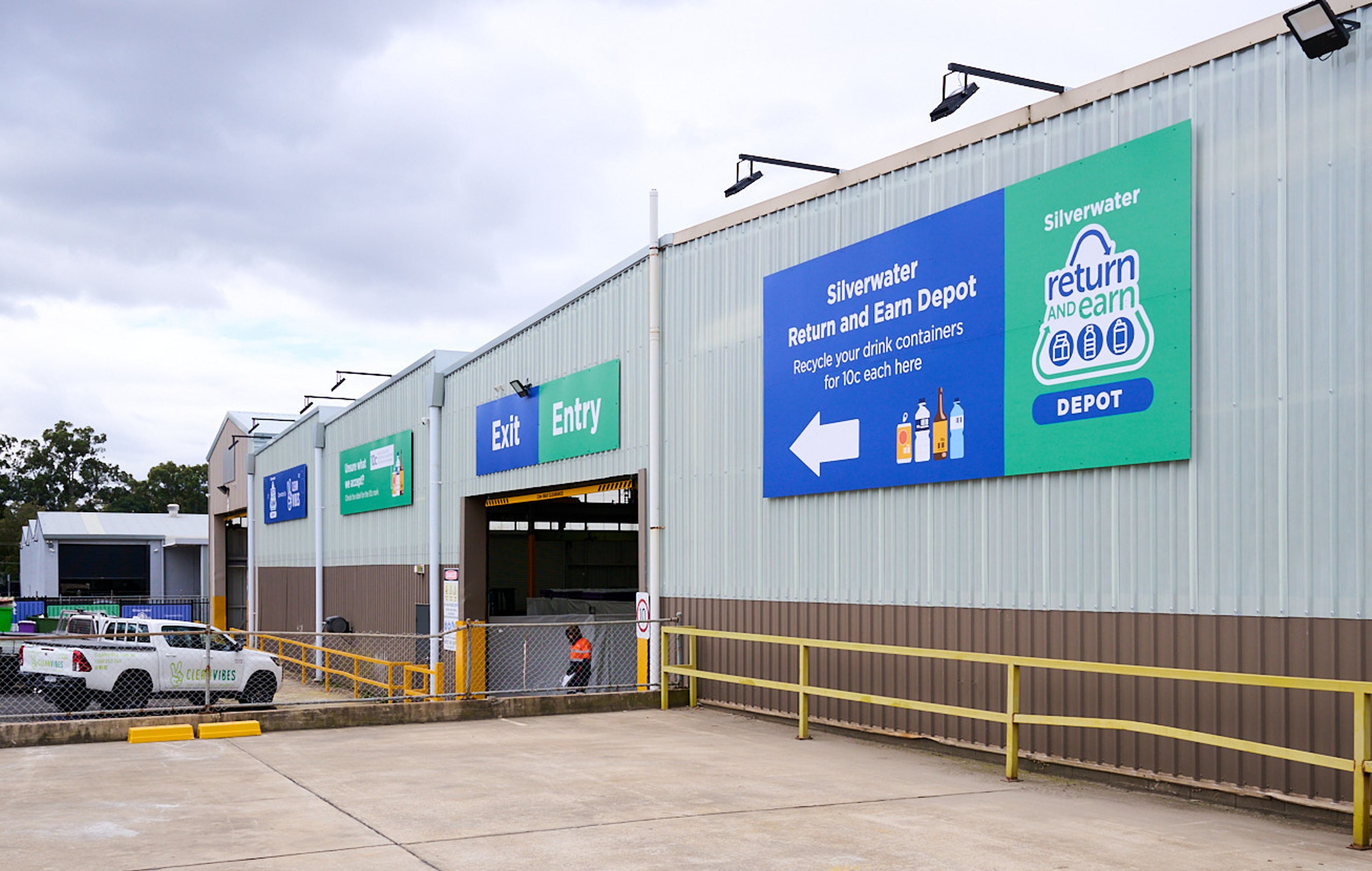 Silverwater Return and Earn exterior