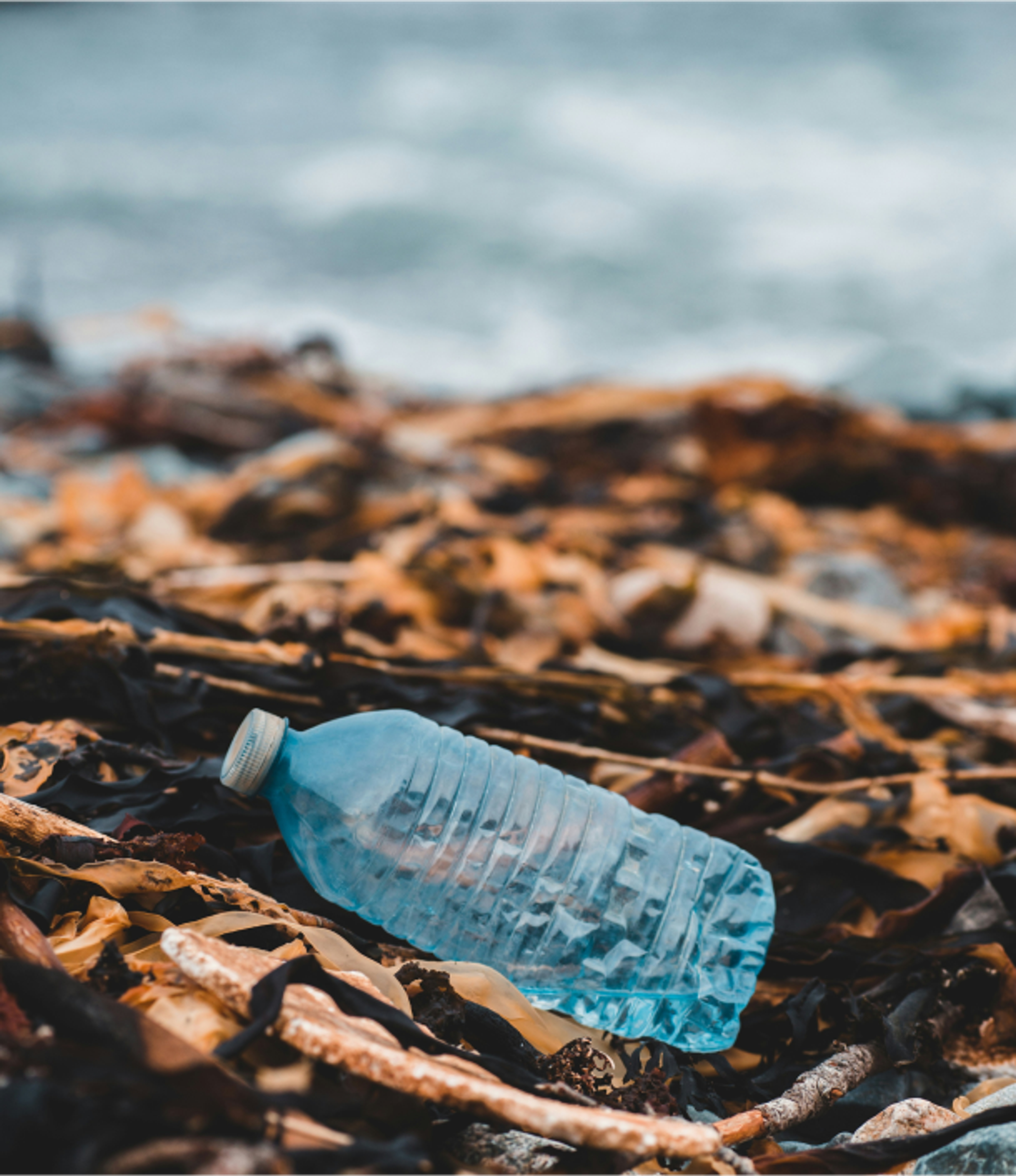 water bottle on the floor