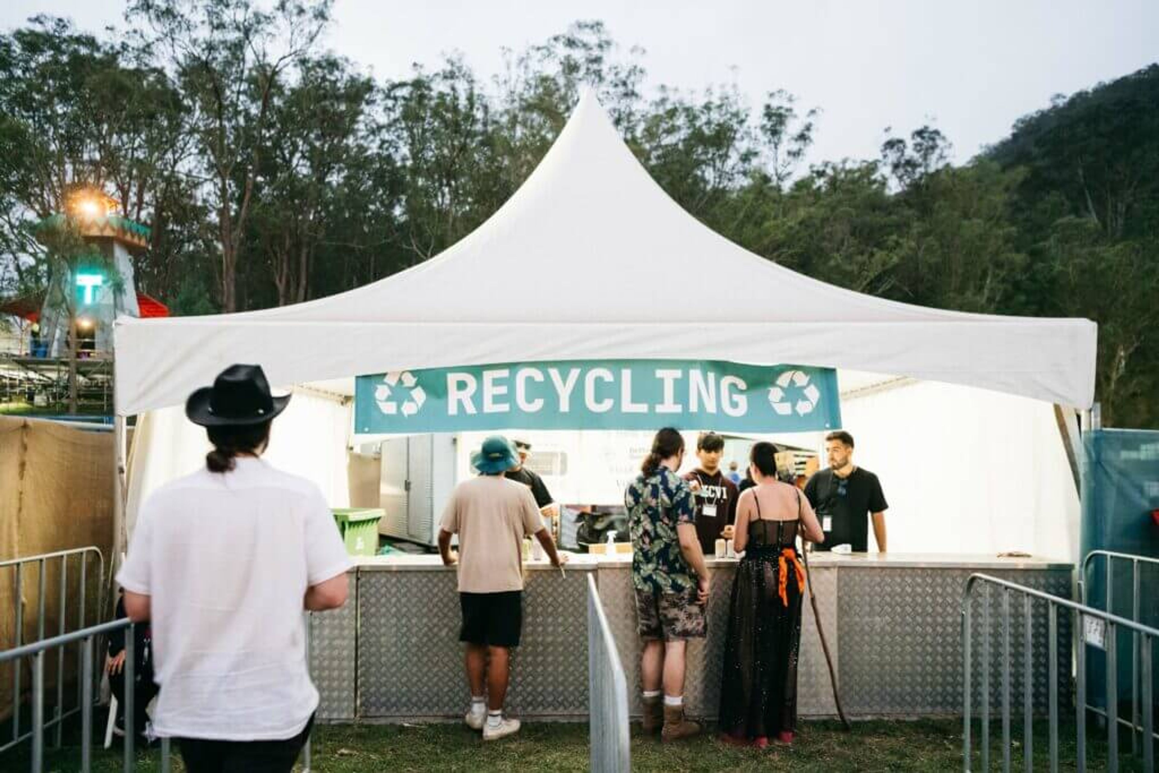 Recycling at event