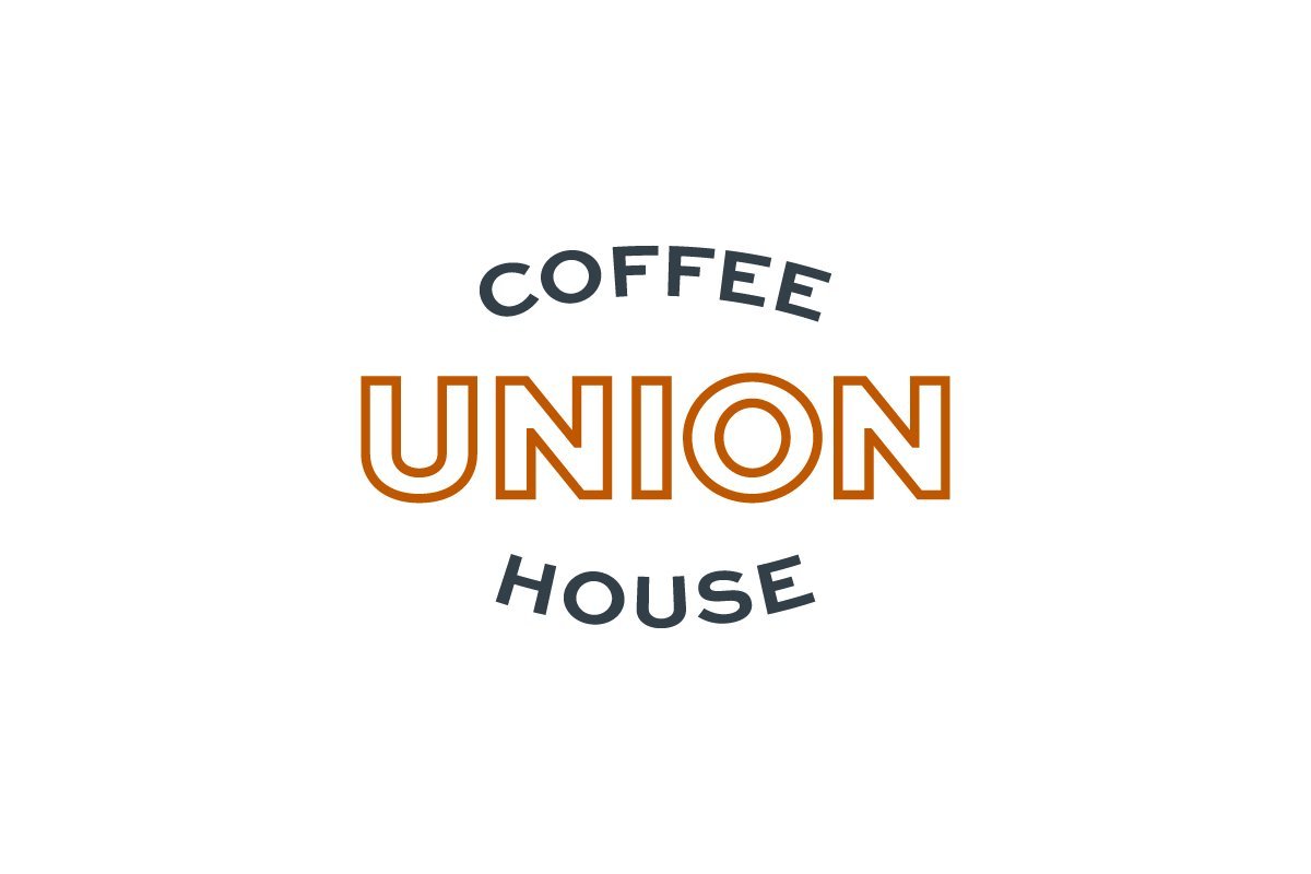 Logo with the words “Coffee Union House” in stylized text