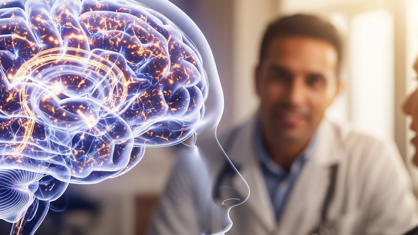 Gráfico médico que ilustra la obesidad como una enfermedad compleja, mostrando la conexión entre el tejido adiposo, las hormonas y el cerebro.