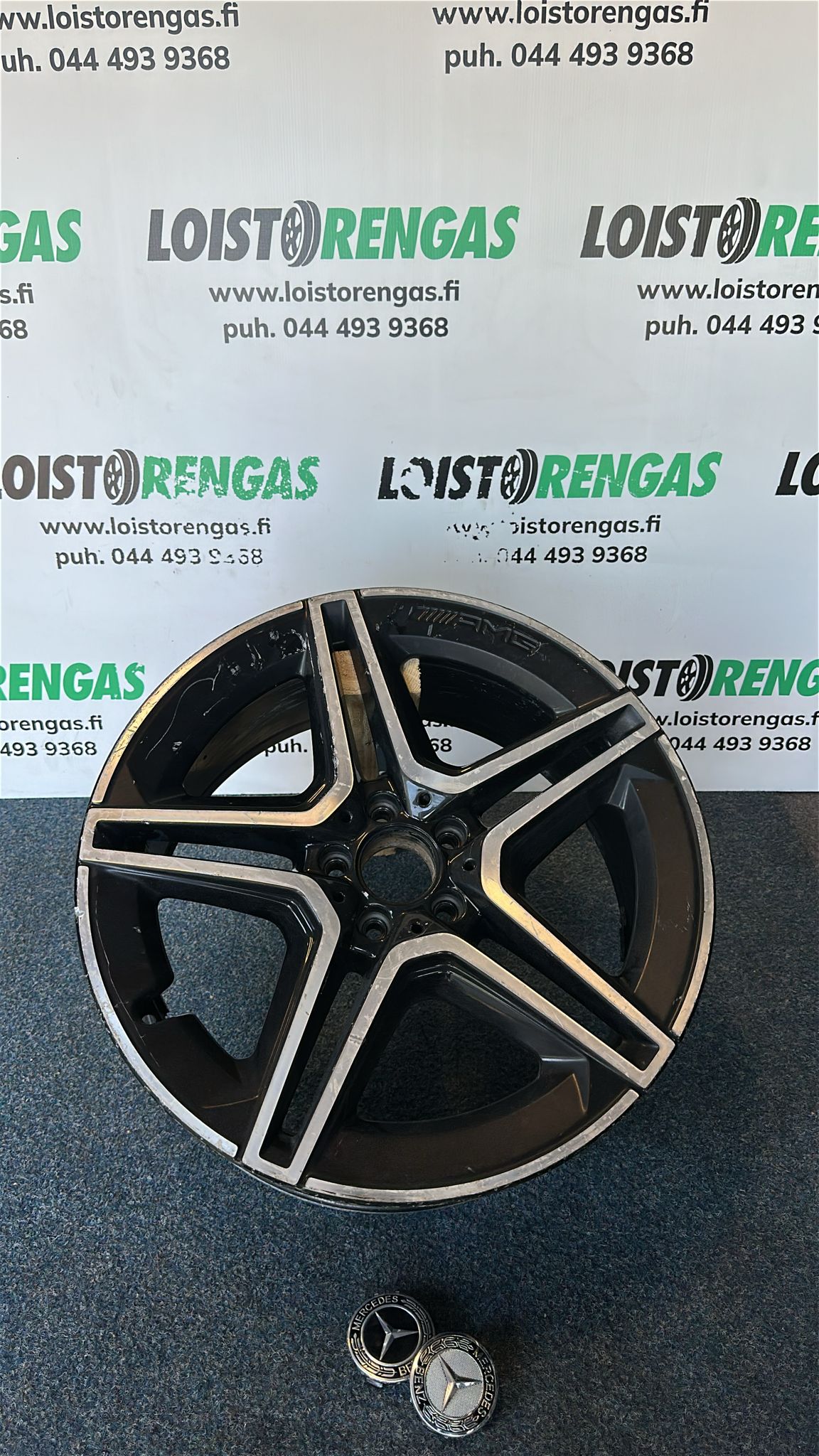 5x112 R20 kr66,6 J9 et44 MB AMG Alkuperäinen vanne