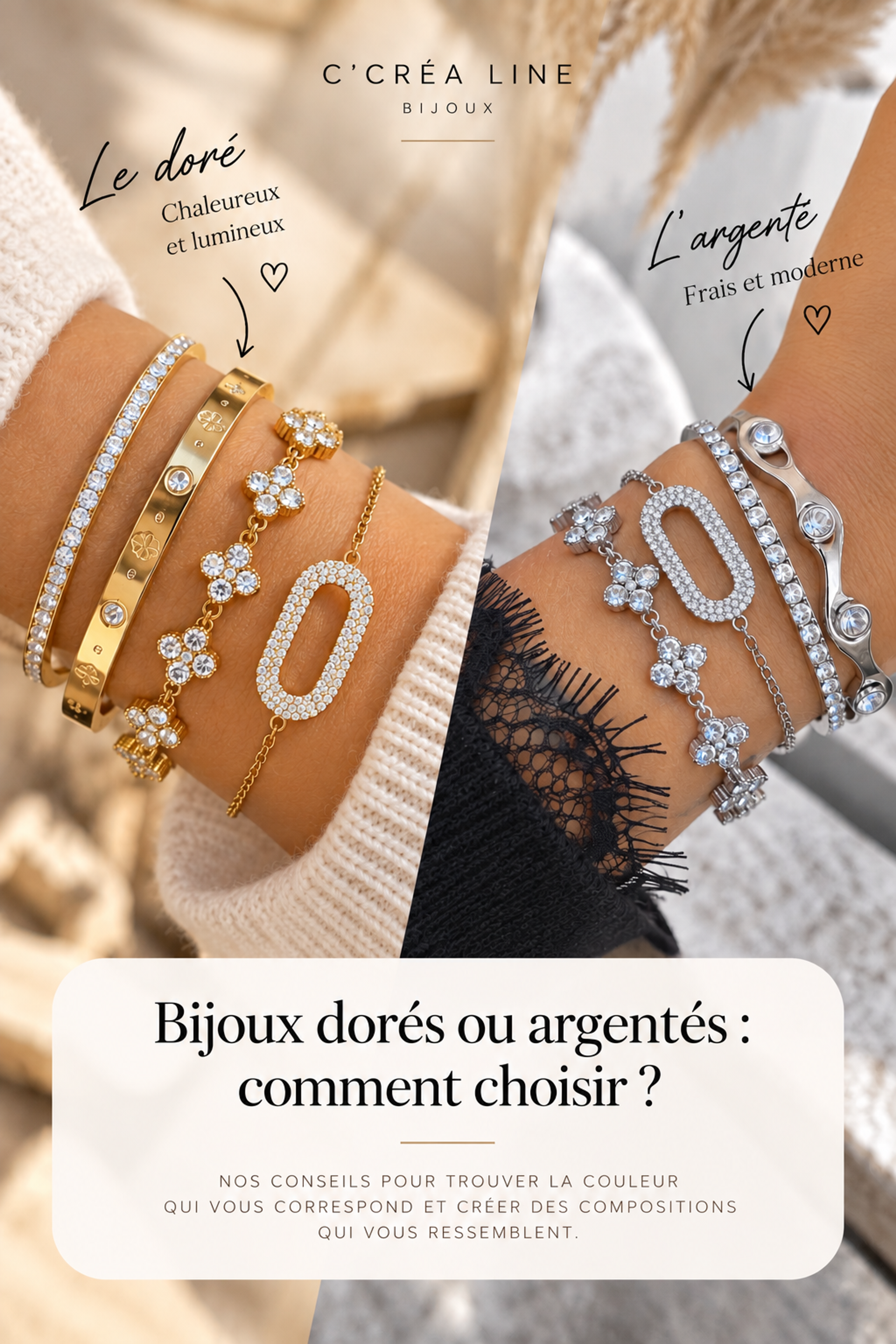 Bijoux dorés ou argenté ? comment choisir ?
