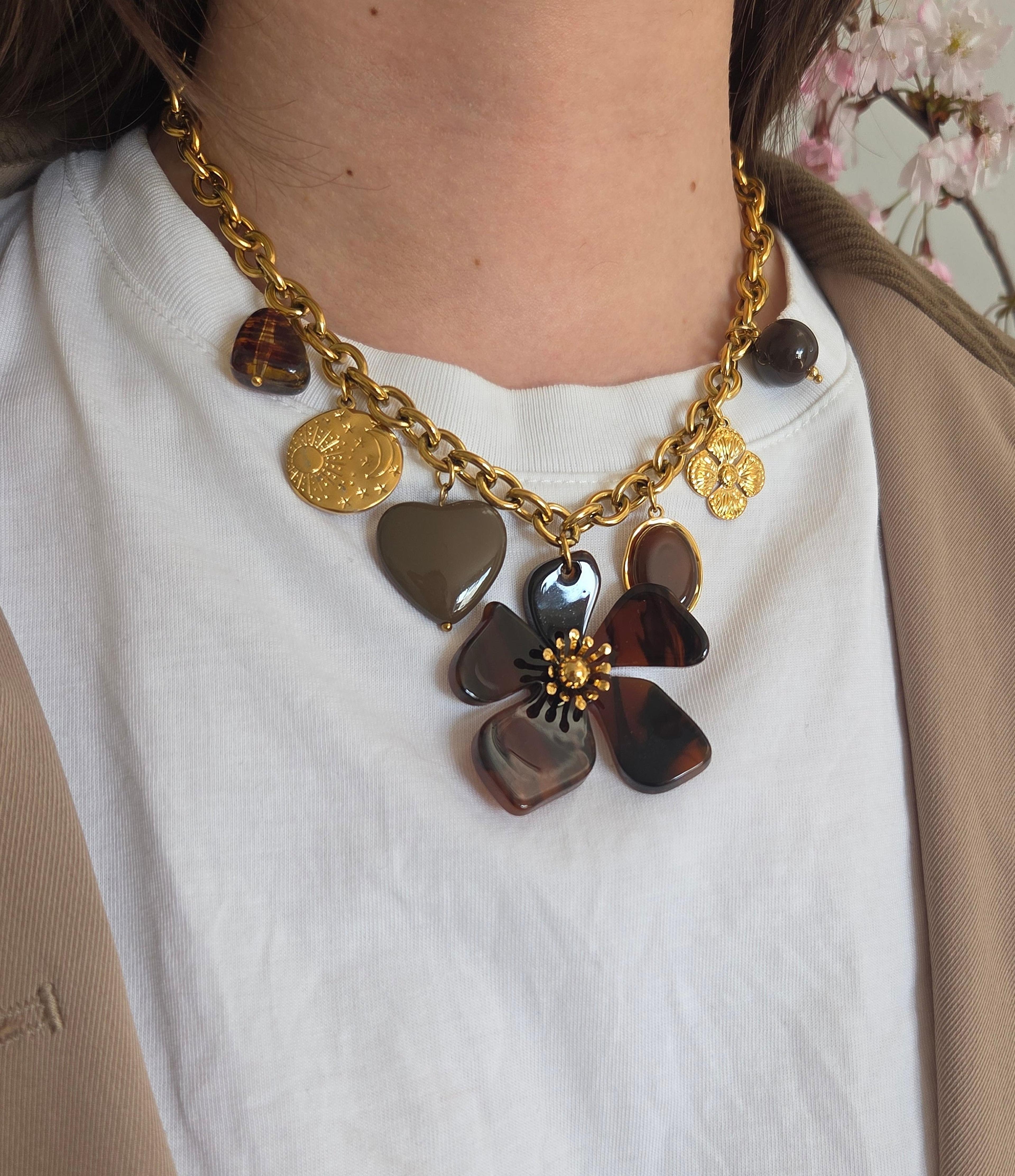 Collier charms MAYA — miniature 3