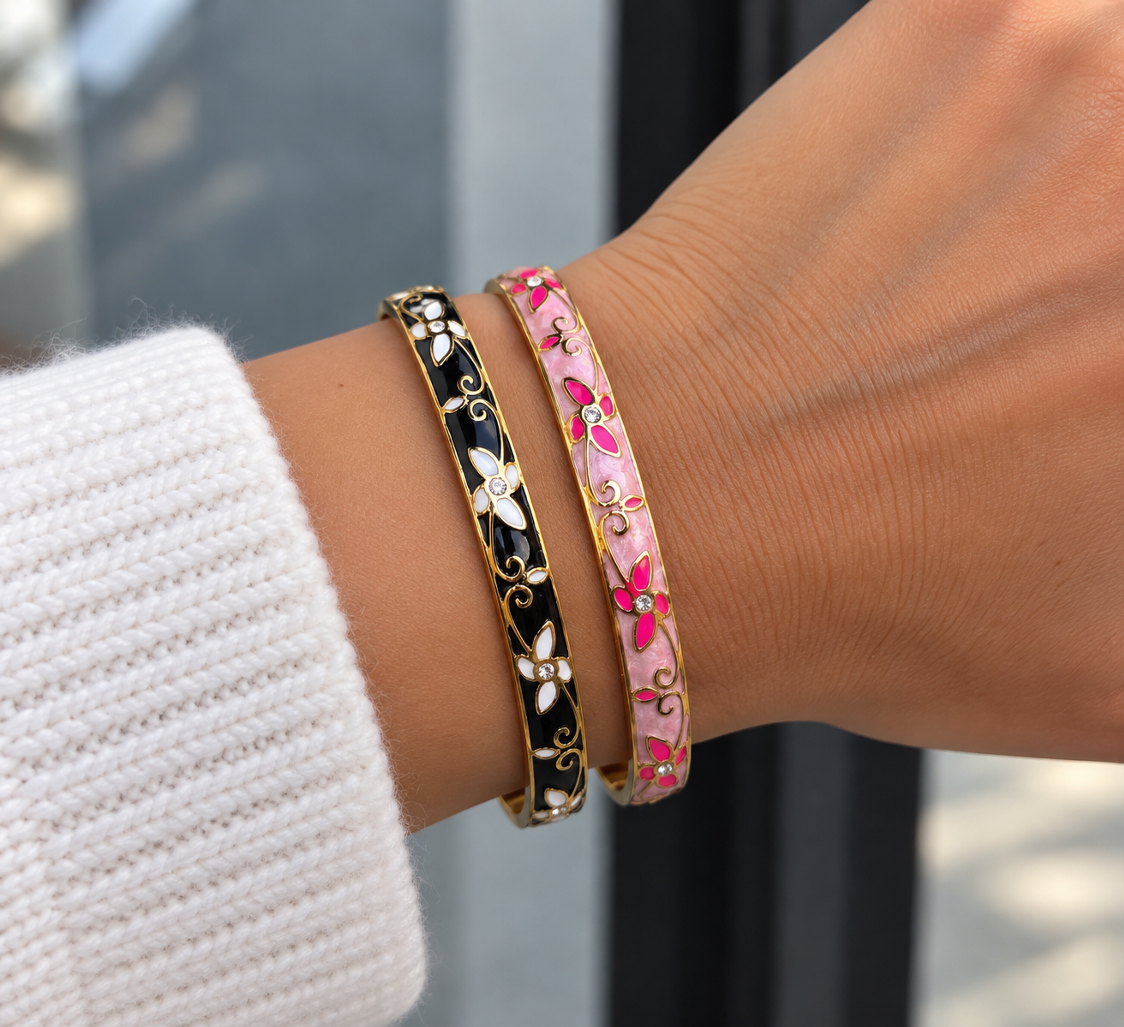Bracelet Jonc THAILANDAIS APOLINE — miniature 3