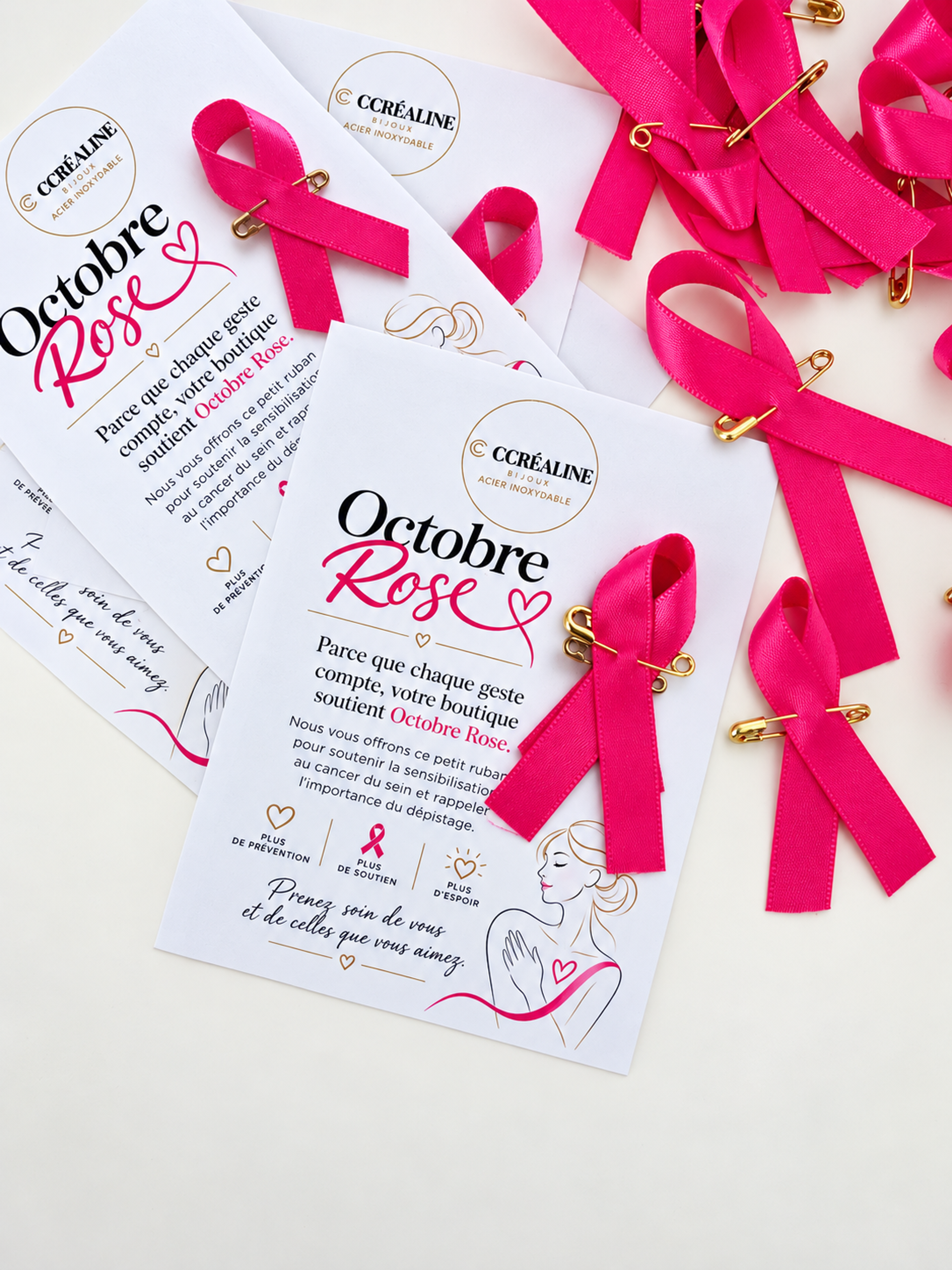 C'CREALINE soutient Octobre Rose