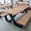 Picknick stalen X-poten