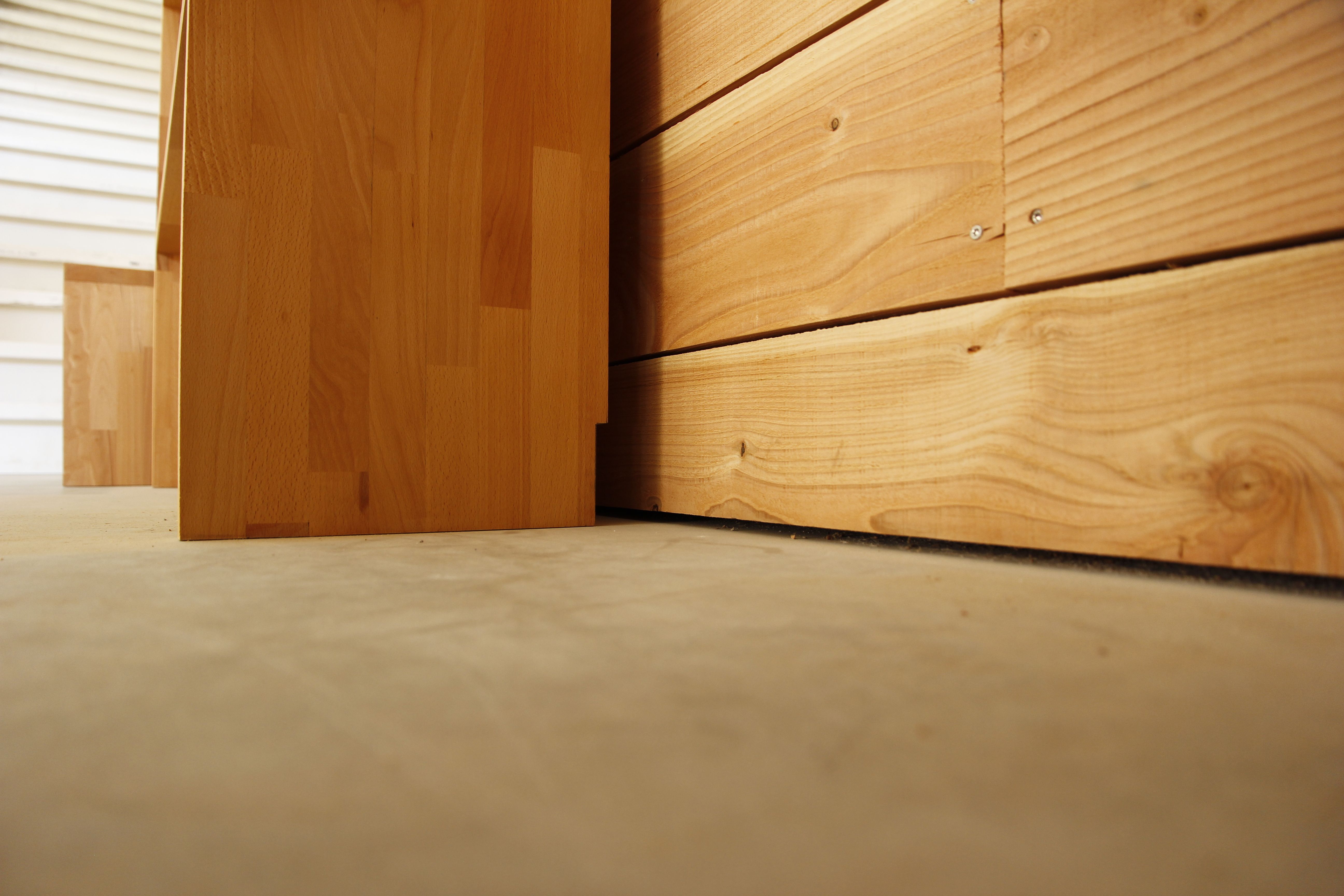 Vakkenkast detail plint