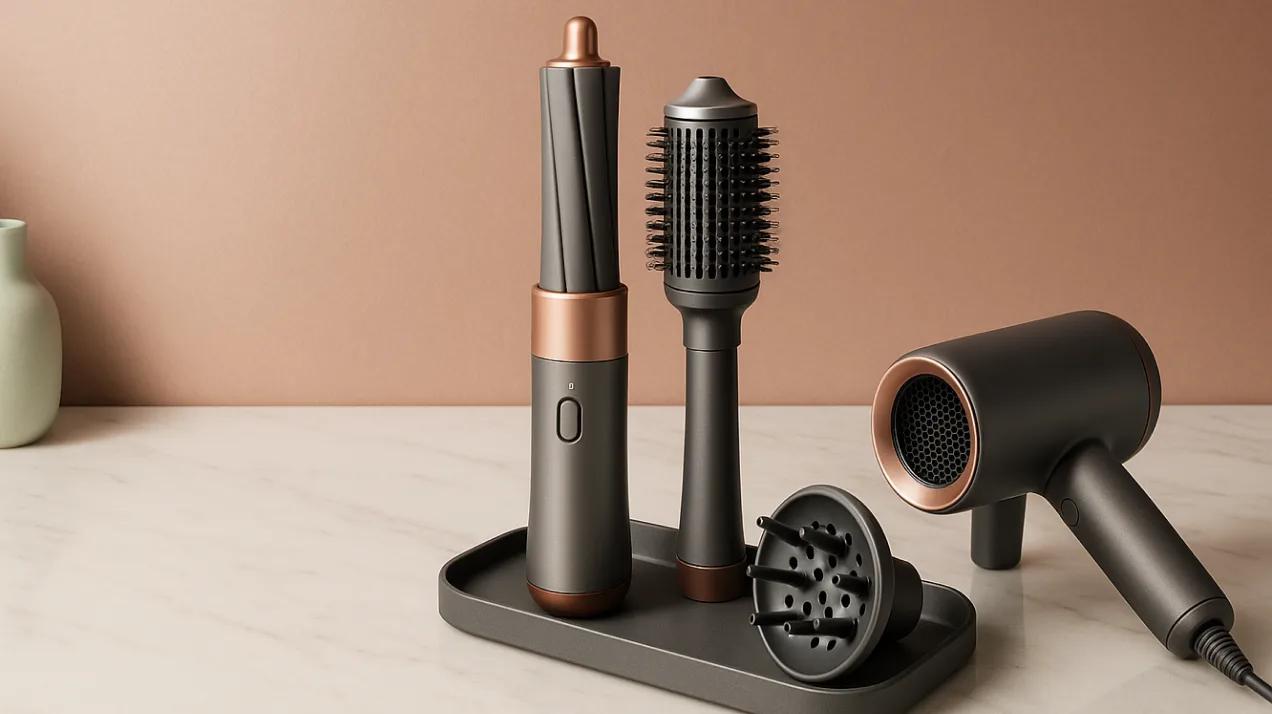 Hair tools application step showing how to use a promo code for Amazon hair dryers and blow dryer brushes