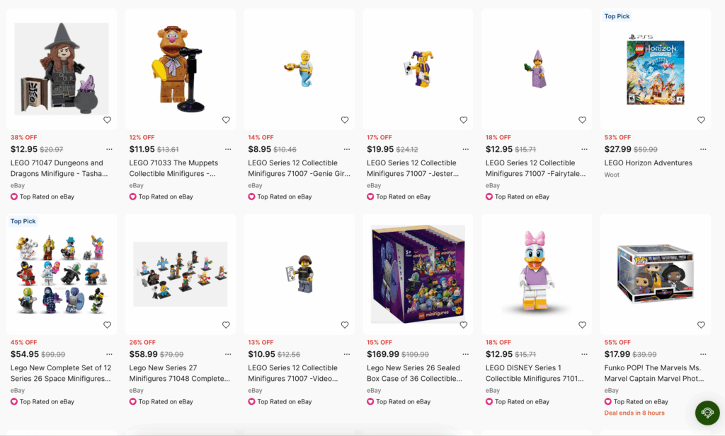 Toys and games top brand deals on Koupon