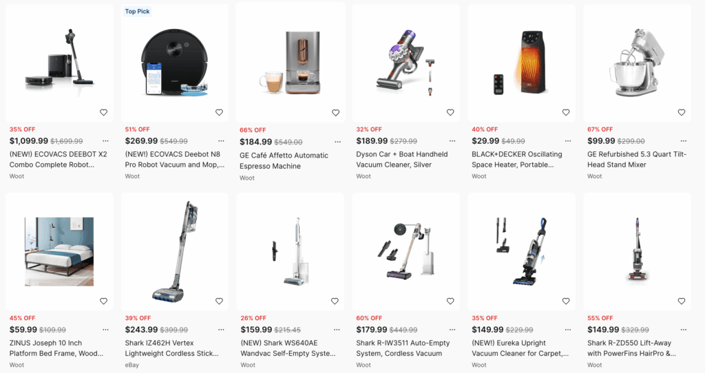 Home and Kitchen top brand deals on Koupon