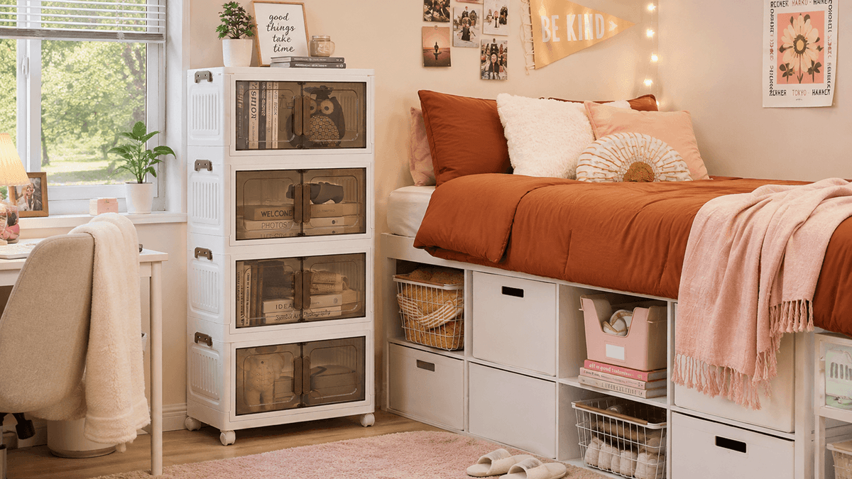 college move in stackable storage bins 38% off for College Move-in 2026 with amazon deals