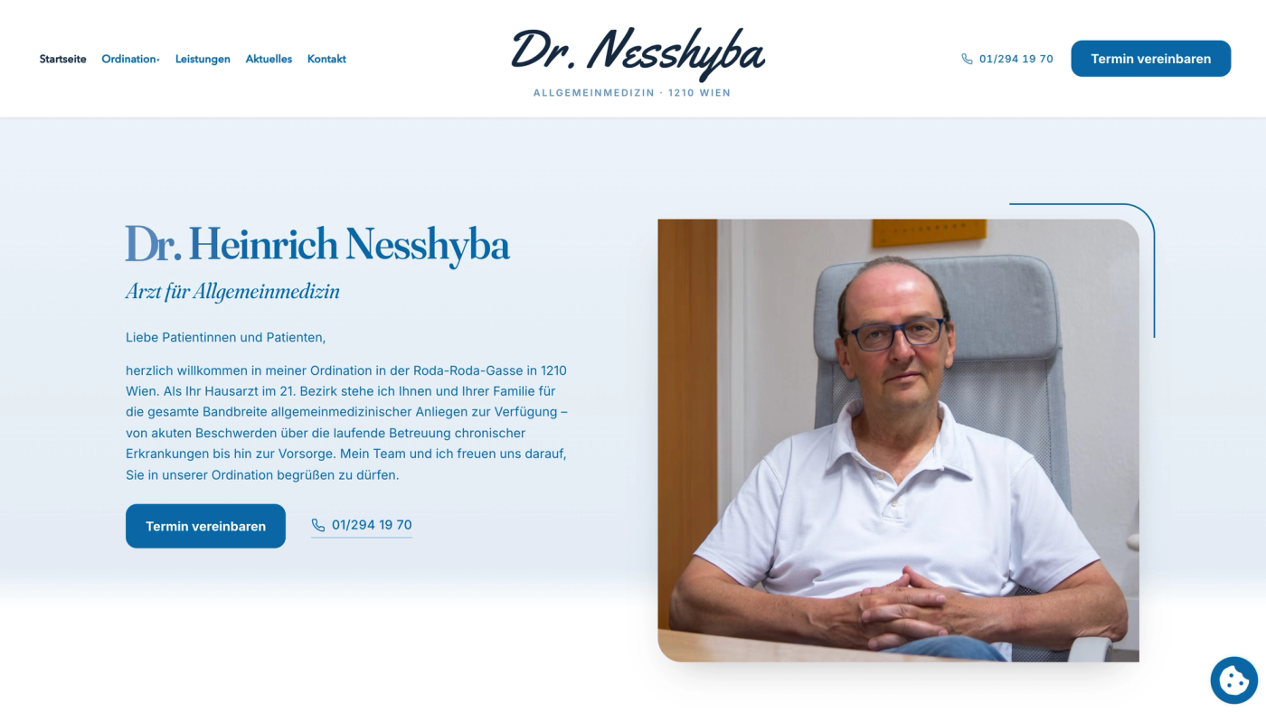 Website der Dr. Nesshyba