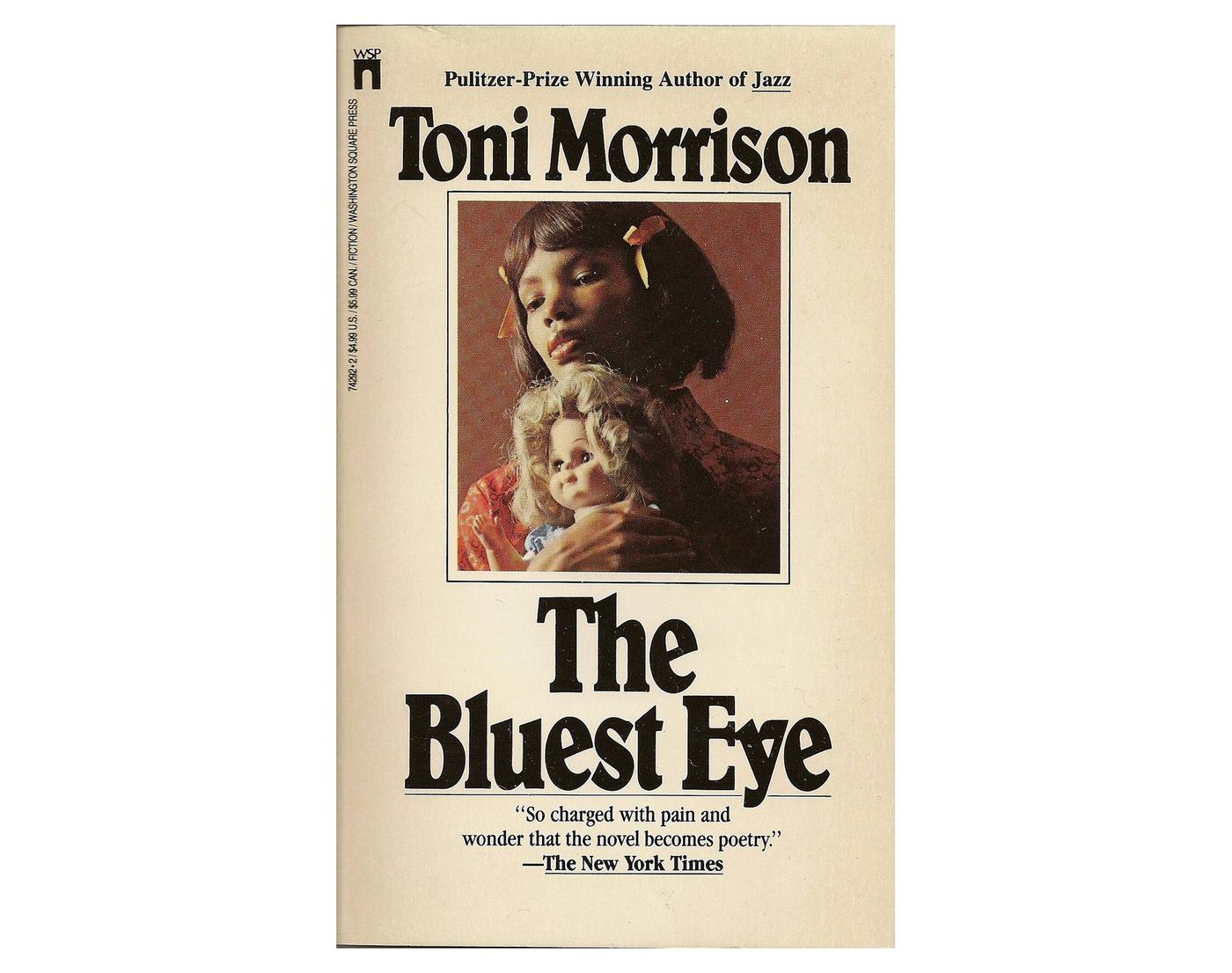 Cover of paperback copy of Toni Morrison's The Bluest Eye