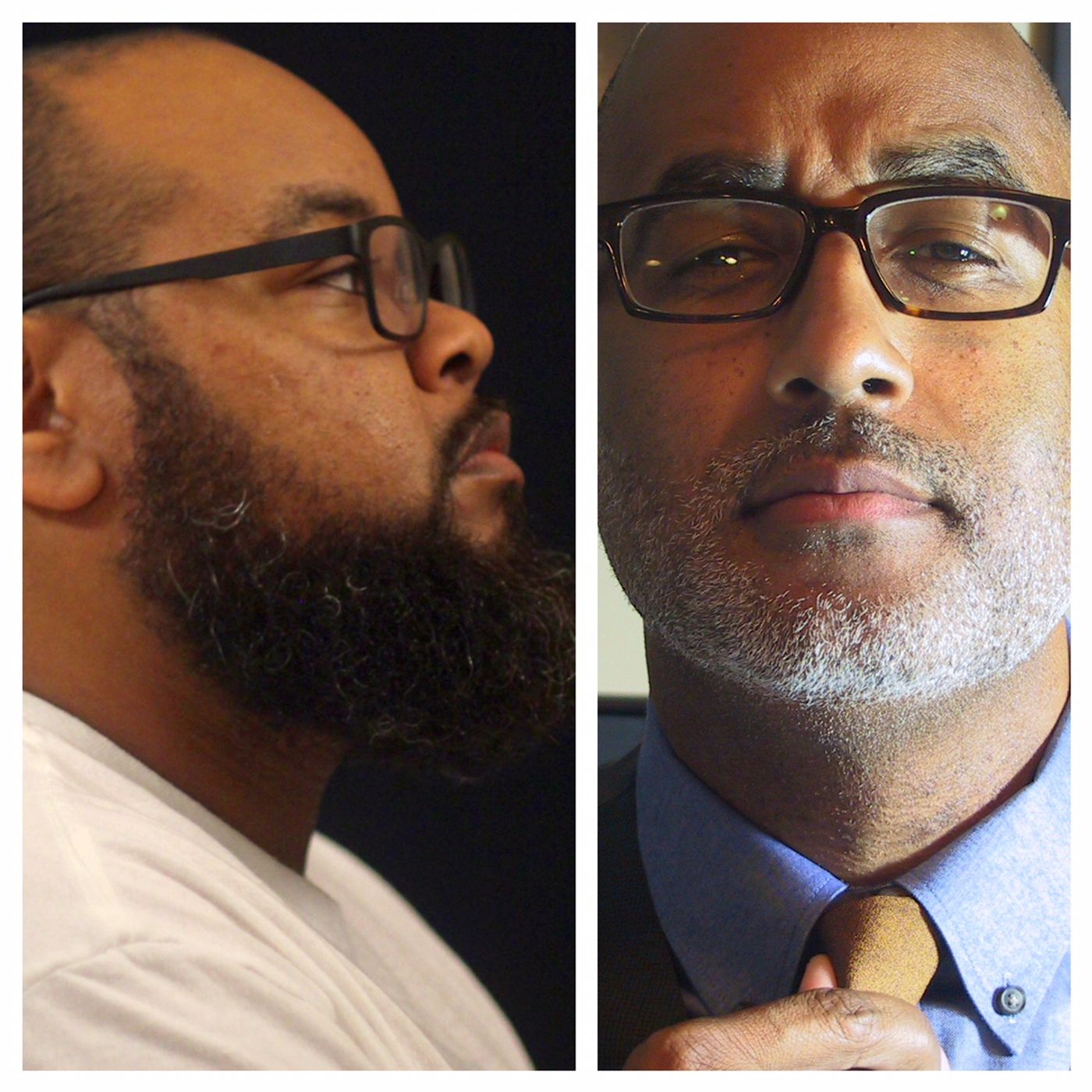 Portraits of Robert Pruitt and Shawn Martinbrough