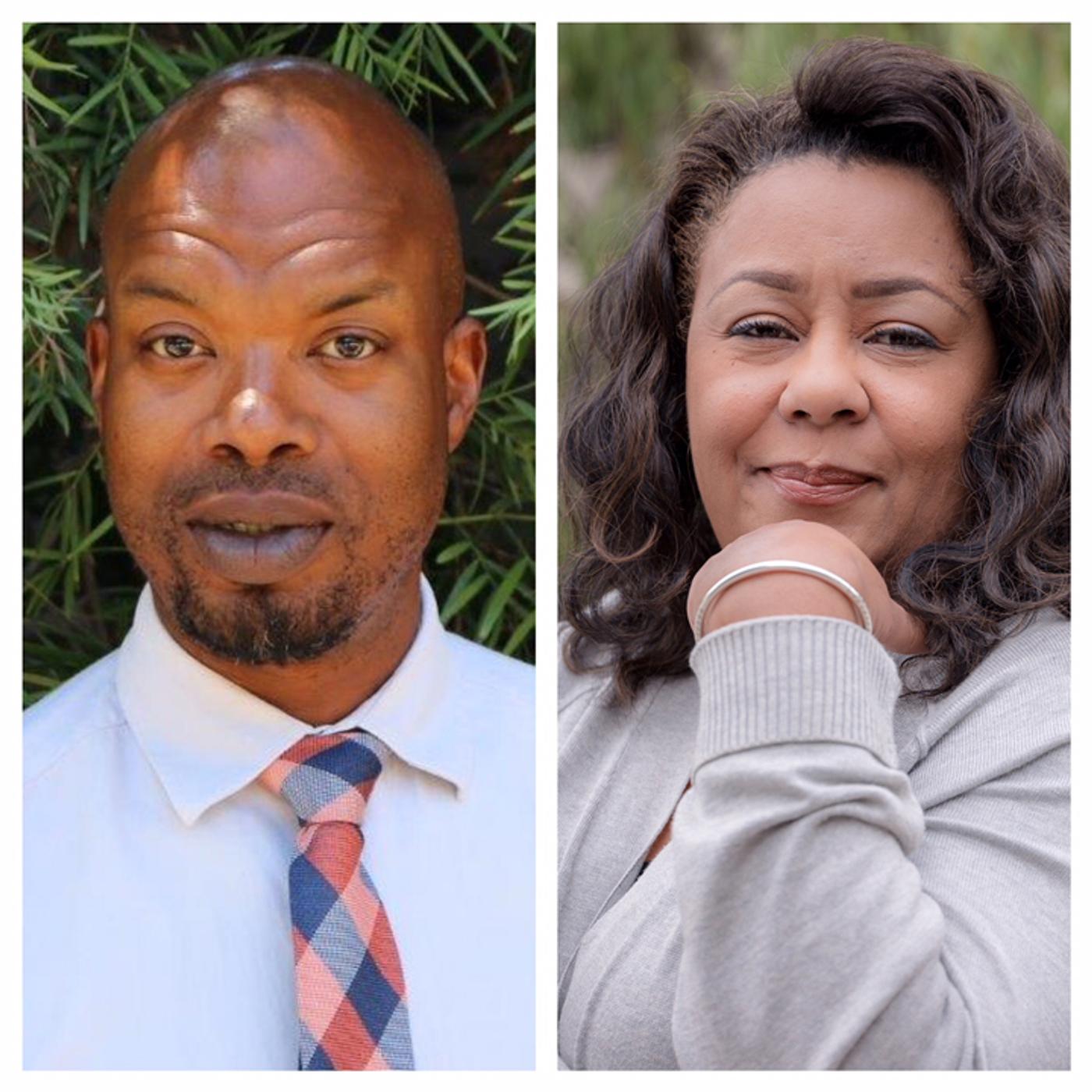 Portraits of Donald E. Grant Jr. and Vida L. Brown