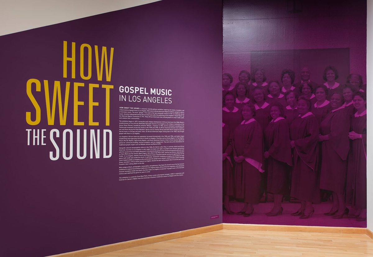 Wall text for How Sweet the Sound