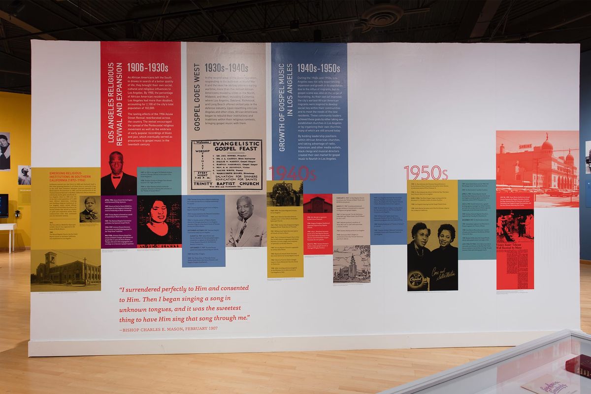 Installation view of photo patchwork