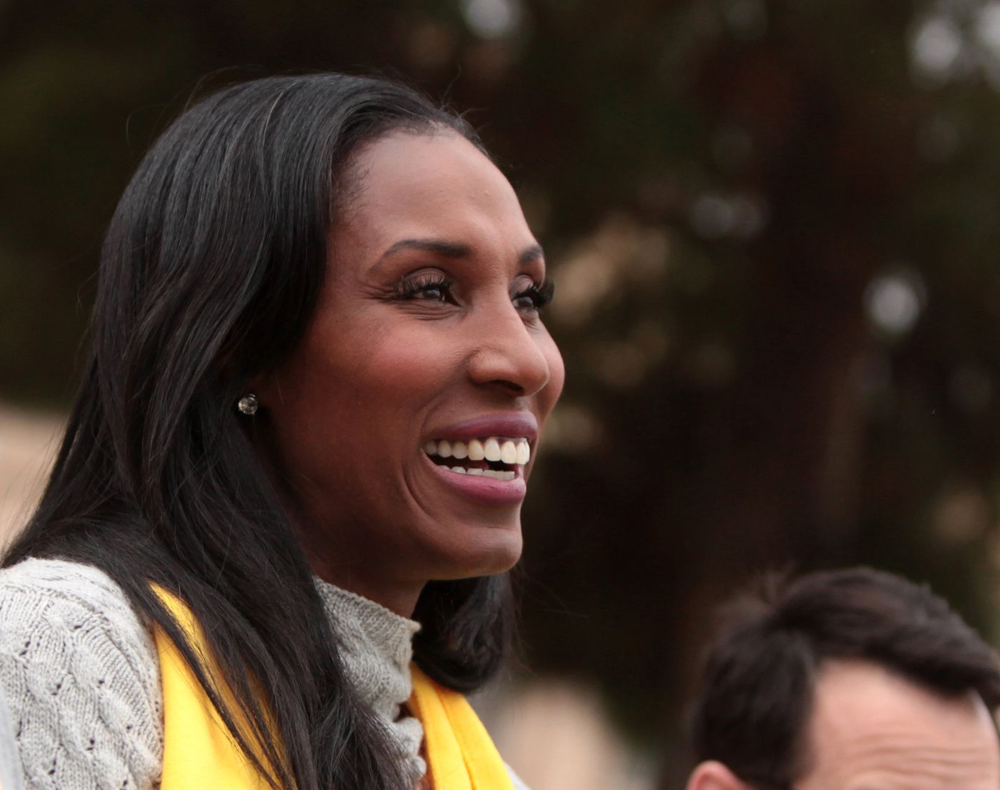 Lisa Leslie at event in Phoenix, Arizona