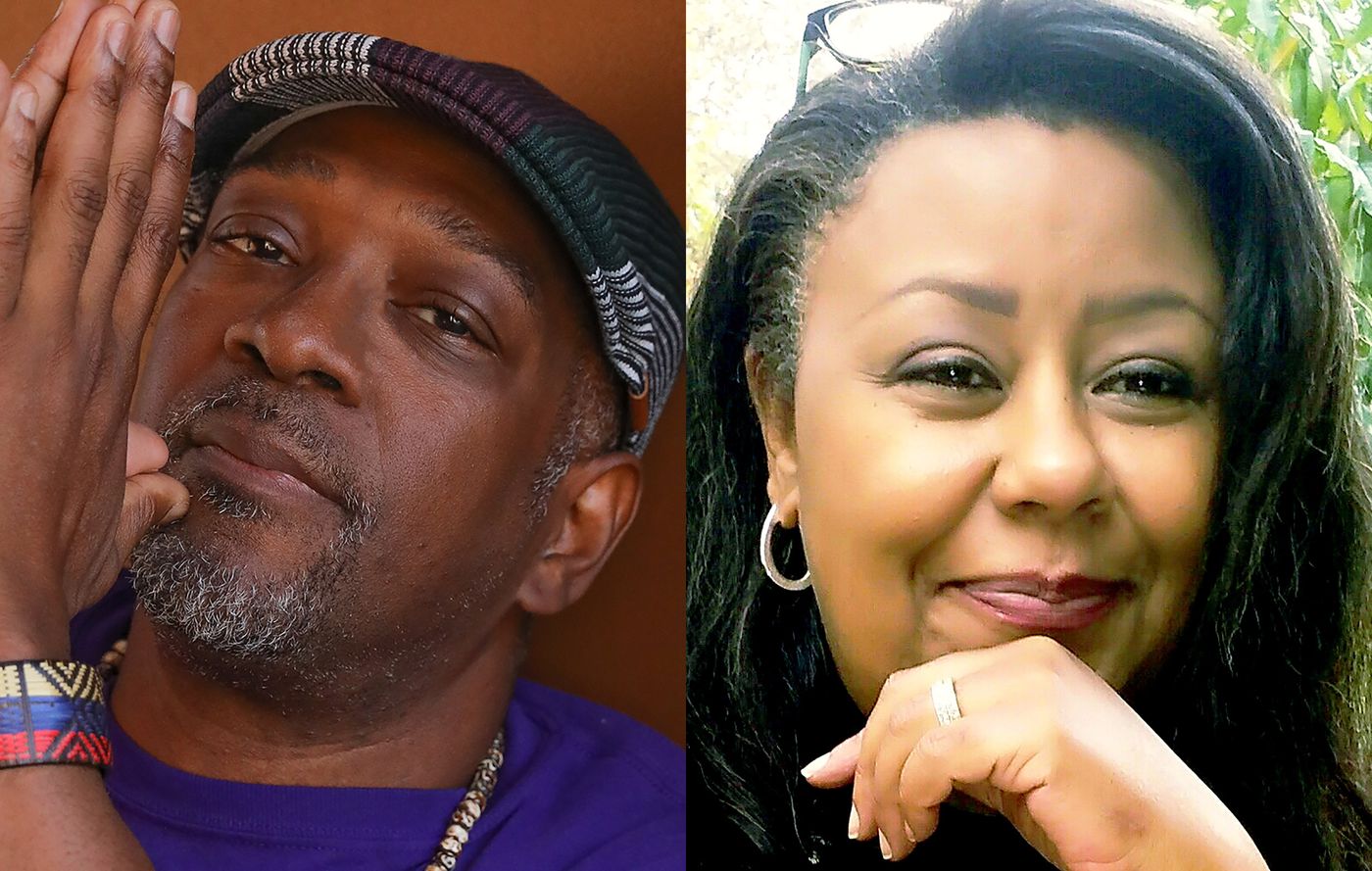 Portraits of E. Moncell Durden and Vida L. Brown