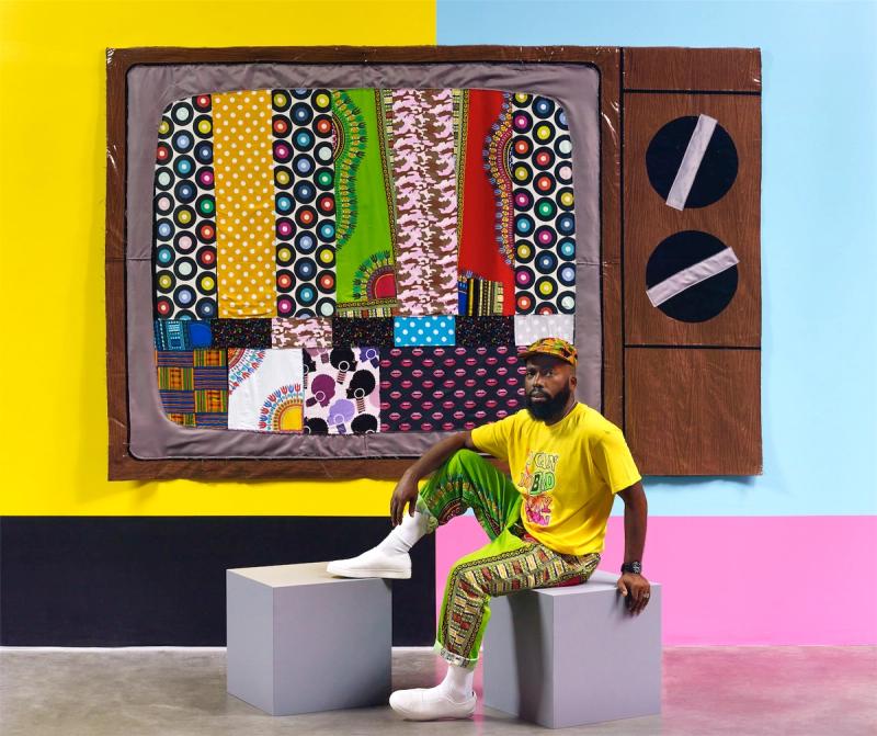 Performance view of Derrick Adams: ON