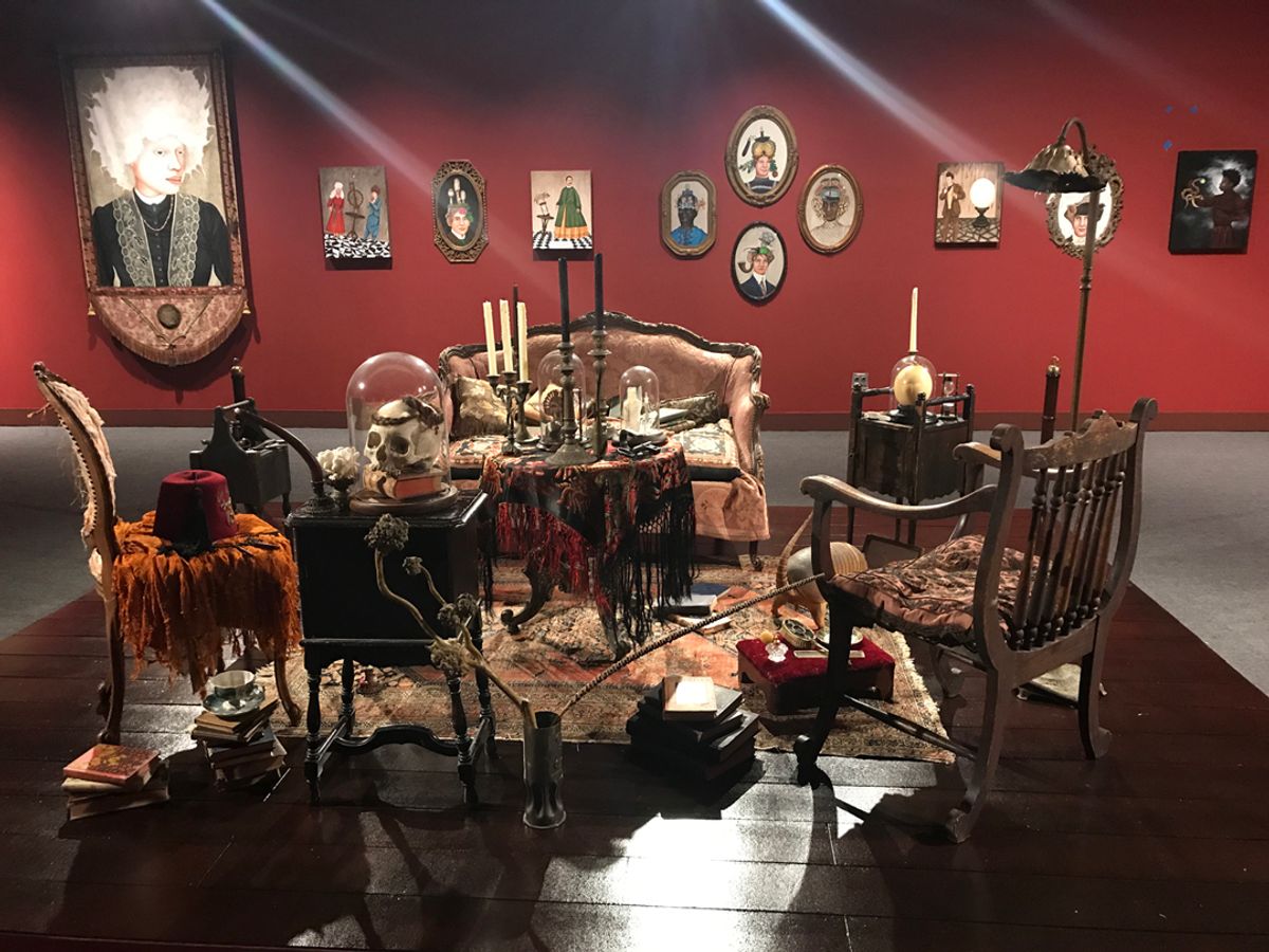 Lezley Saar: Salon des Refusés (Installation view). California African American Museum, October 25 – February 18, 2018
